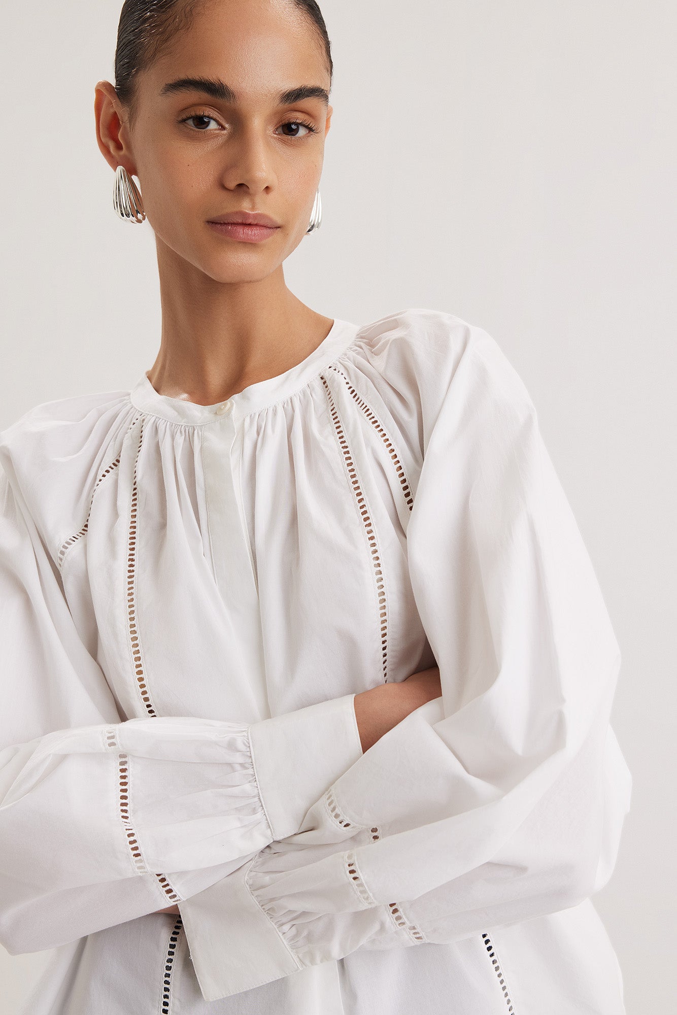 Roshni Top in White