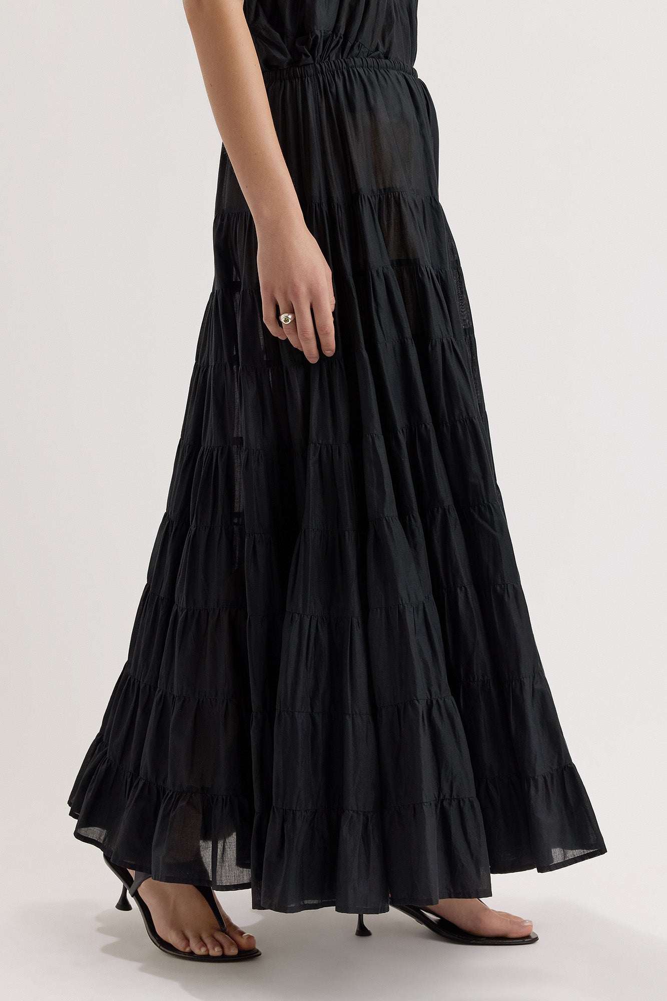 Chandni Skirt in Black