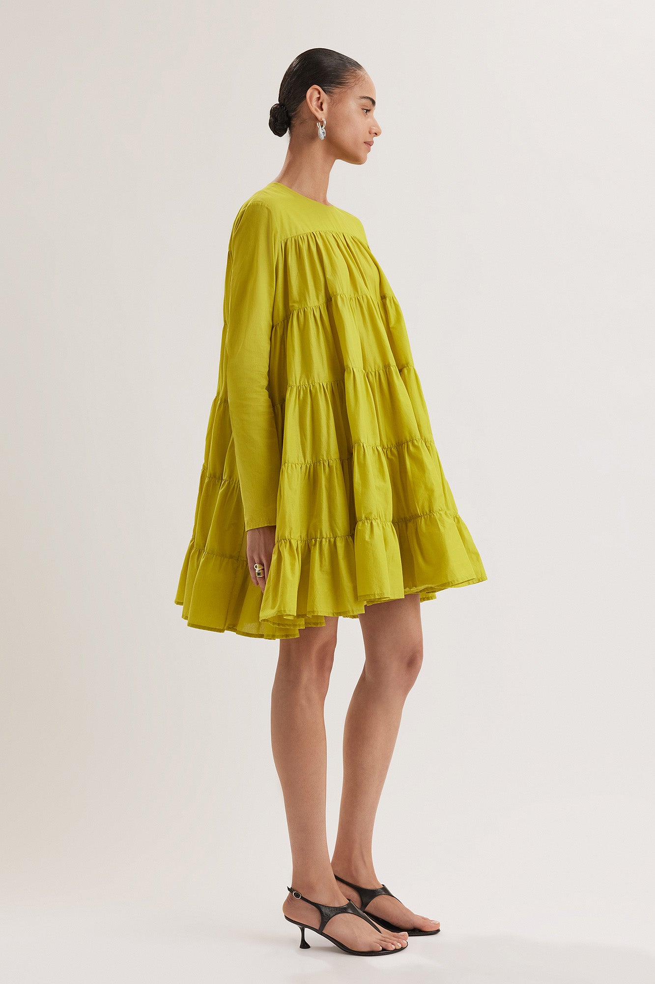 【Merlette】SOLIMANドレス Merlette Soliman Tiered Dress in Black