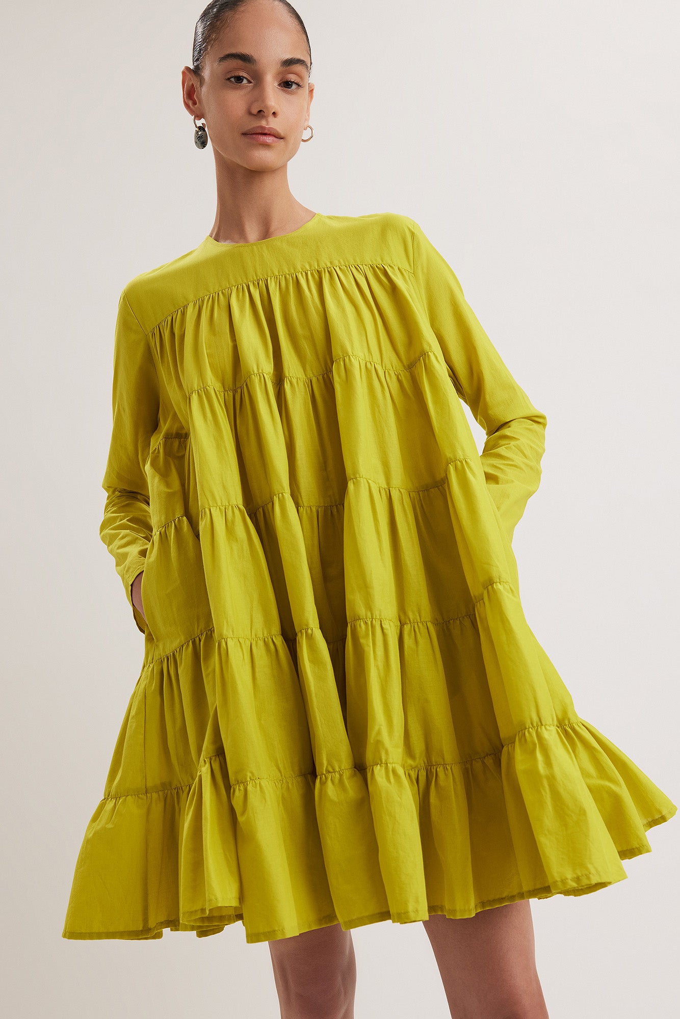 ワンピース Merlette SOLIMAN DRESS XS Soliman Dress in Lime