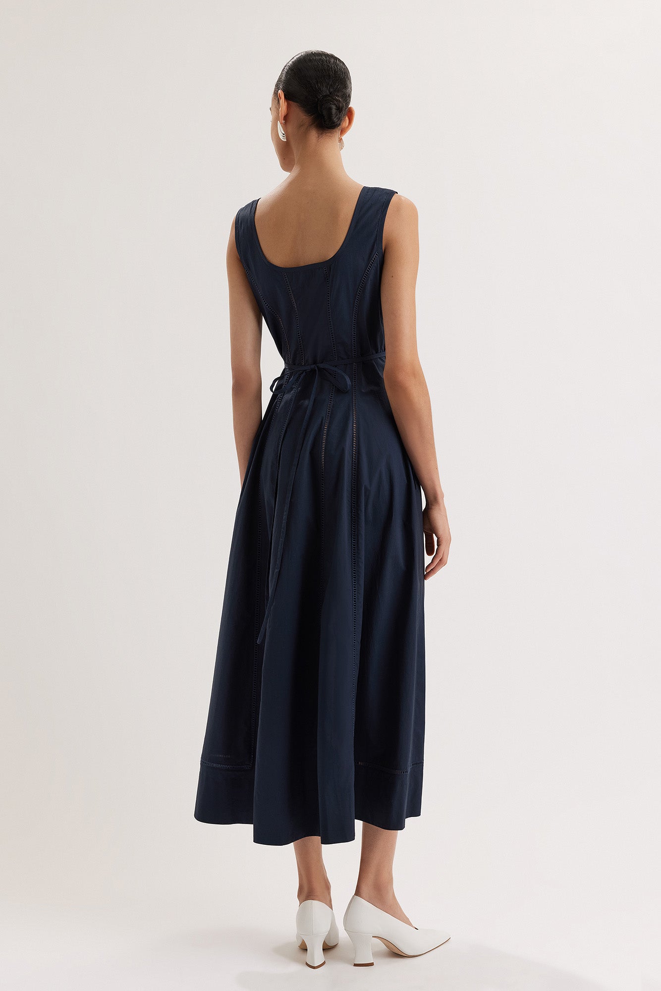 Harini Dress in Navy