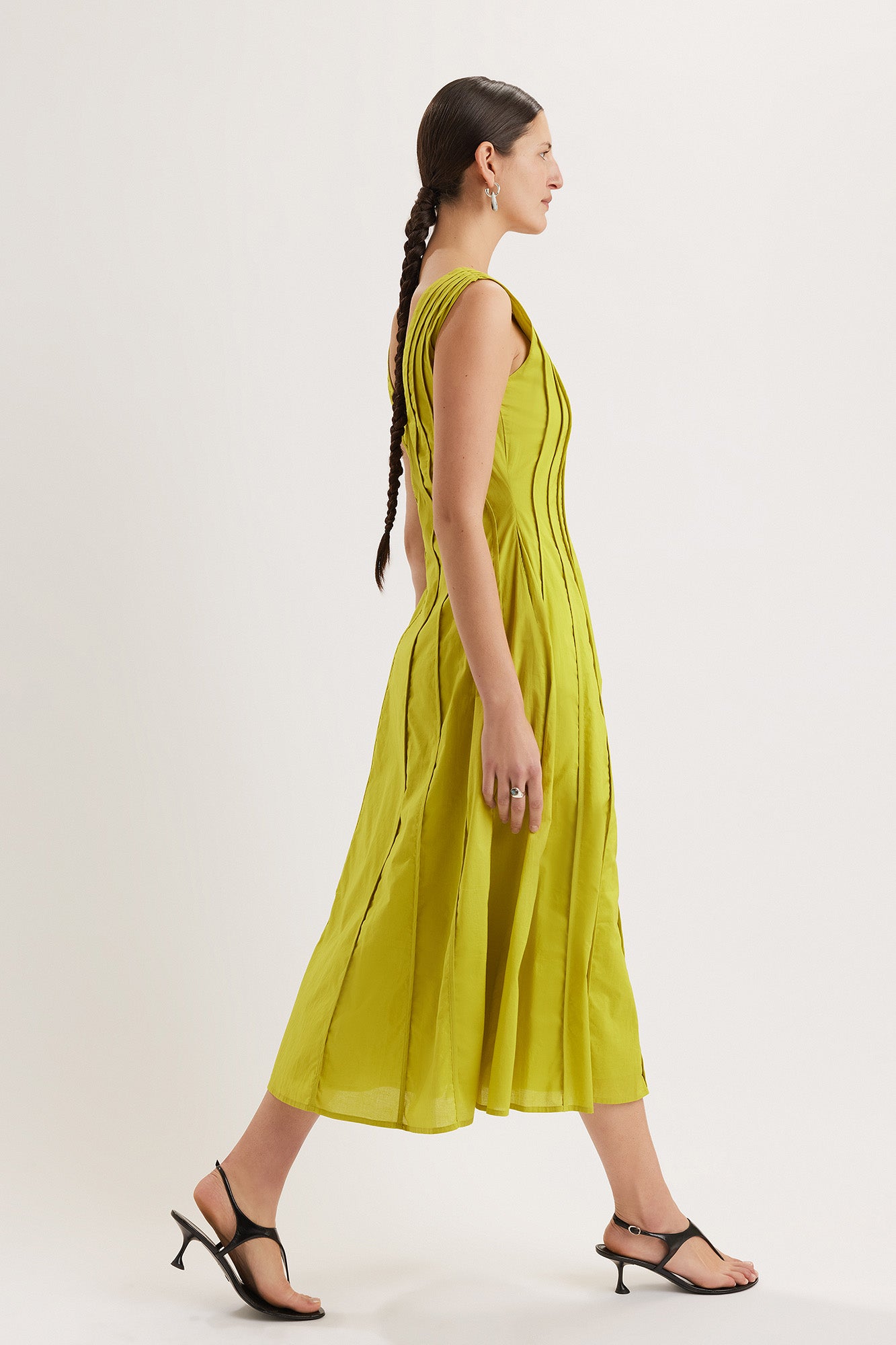 Raas Dress in Lime