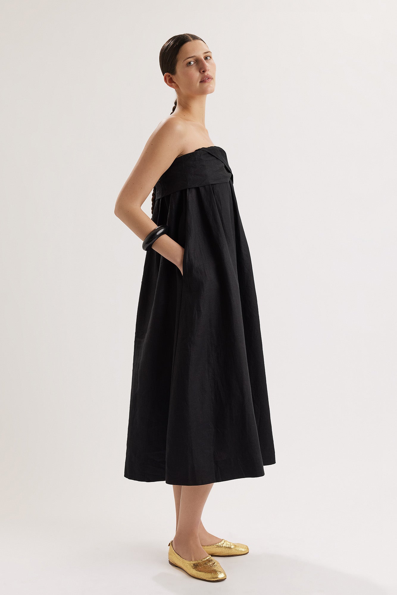 Mogra Dress in Black