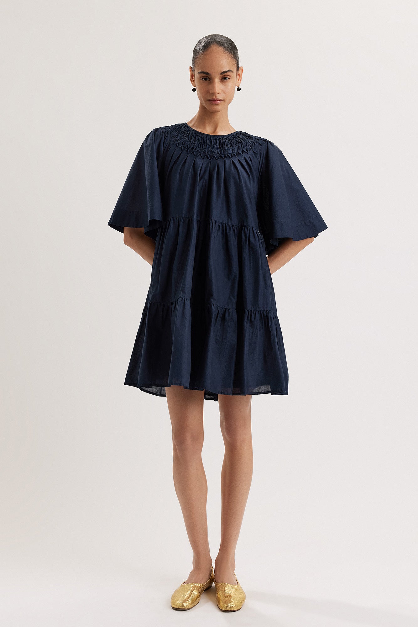 Rohilla Dress in Navy