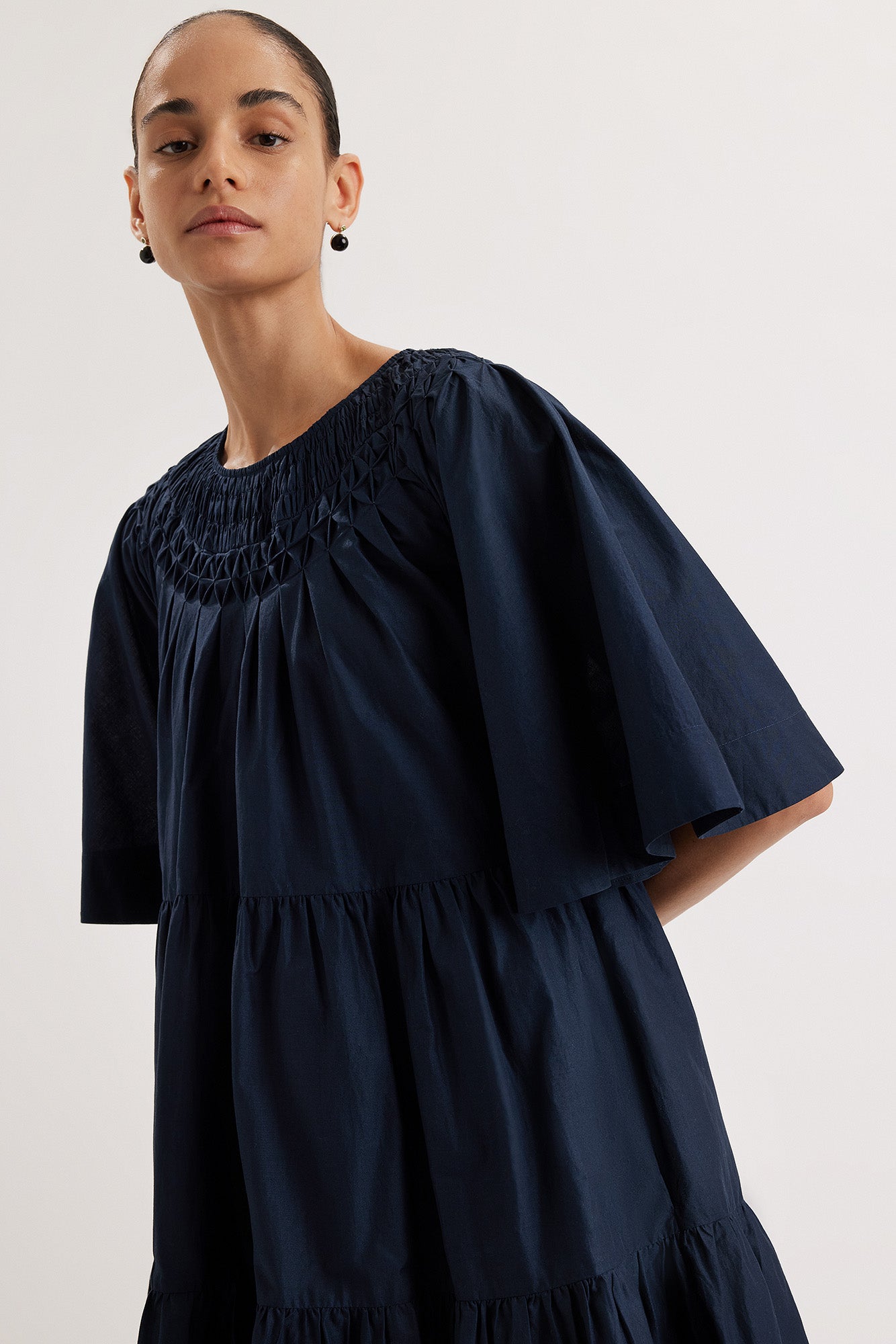 Rohilla Dress in Navy