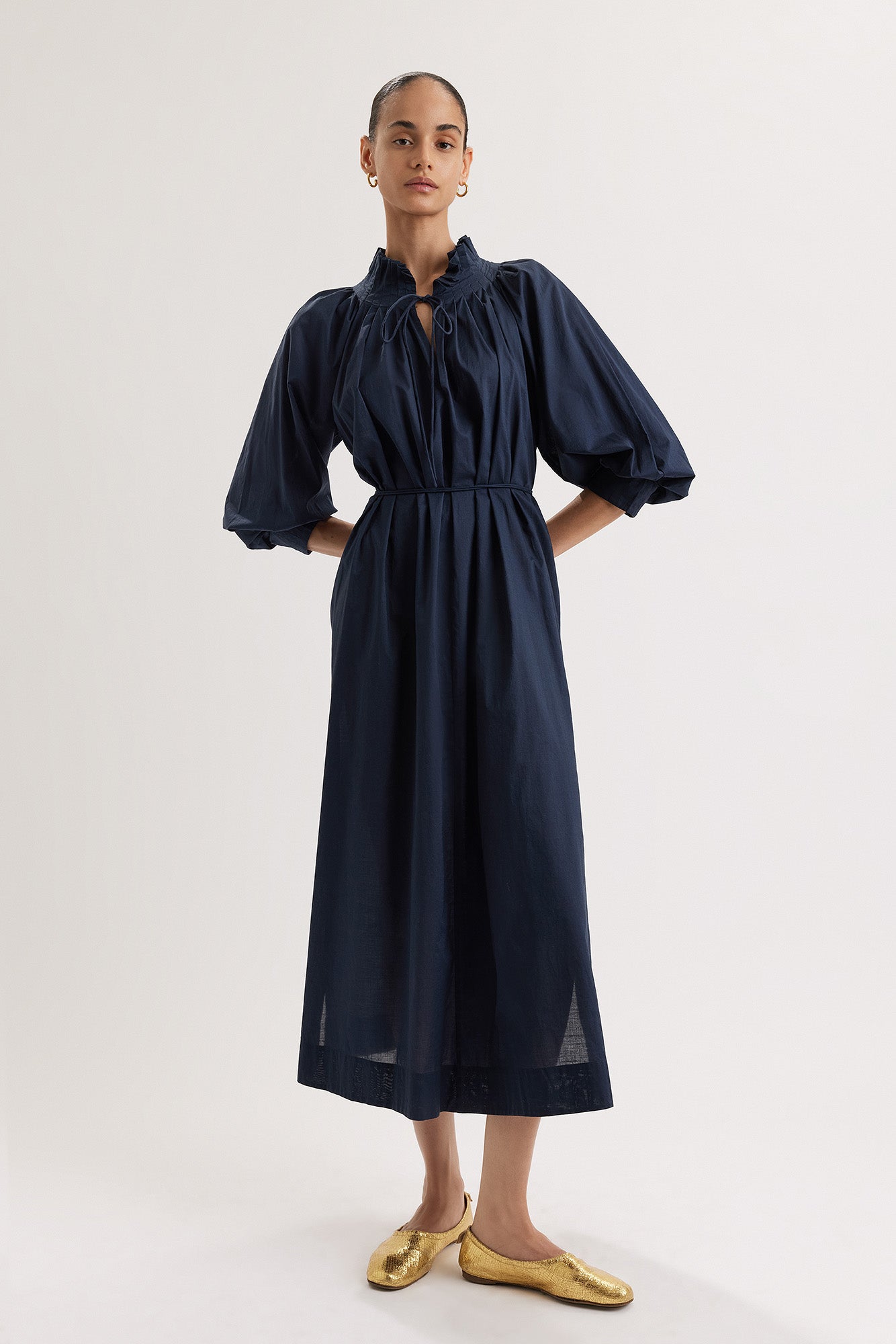Shore Dress in Navy