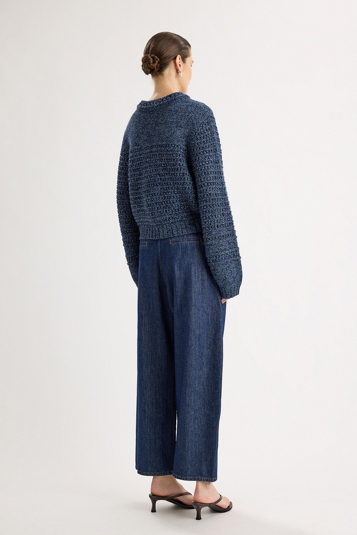 Malinalli Cardigan in Midnight
