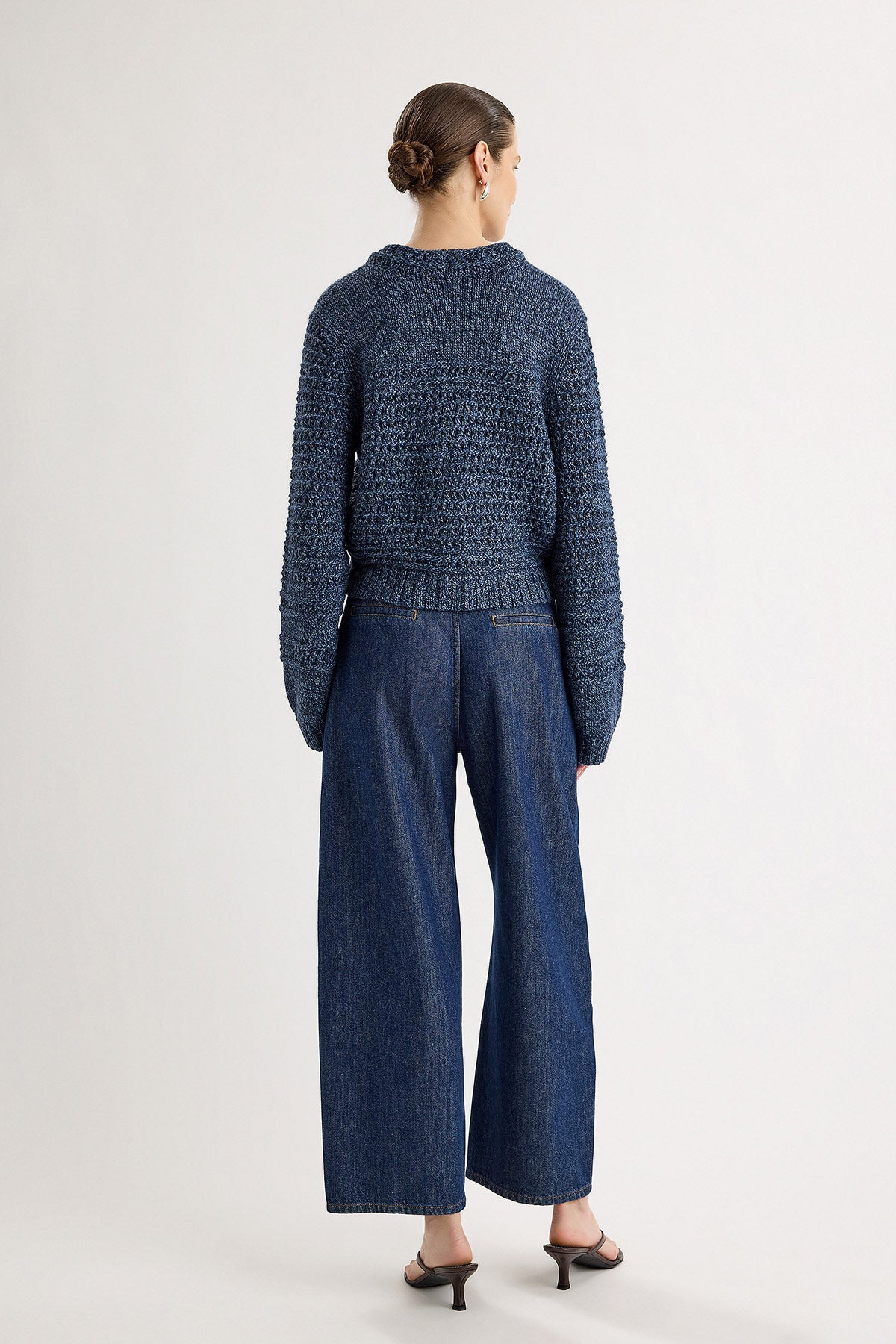 Malinalli Cardigan in Midnight