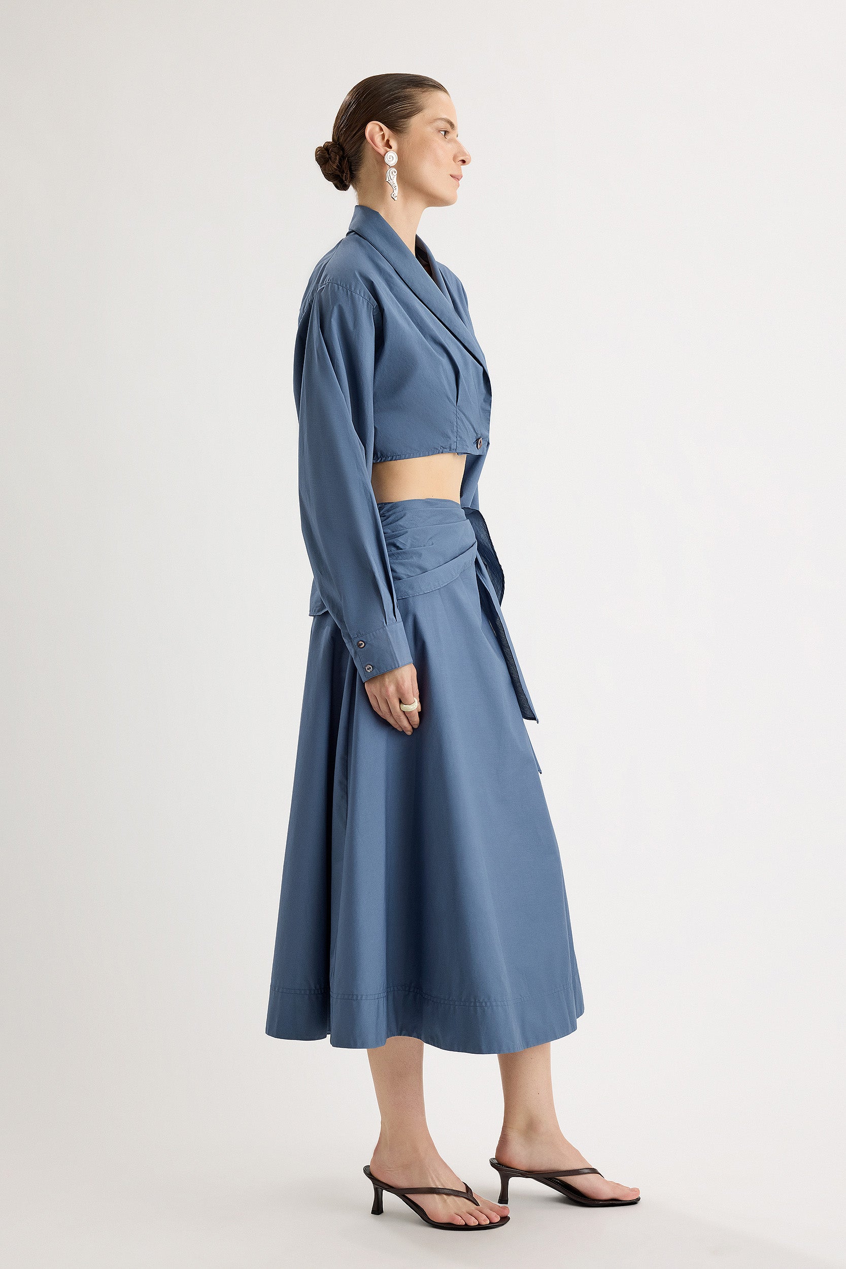 Camila Skirt in Indigo