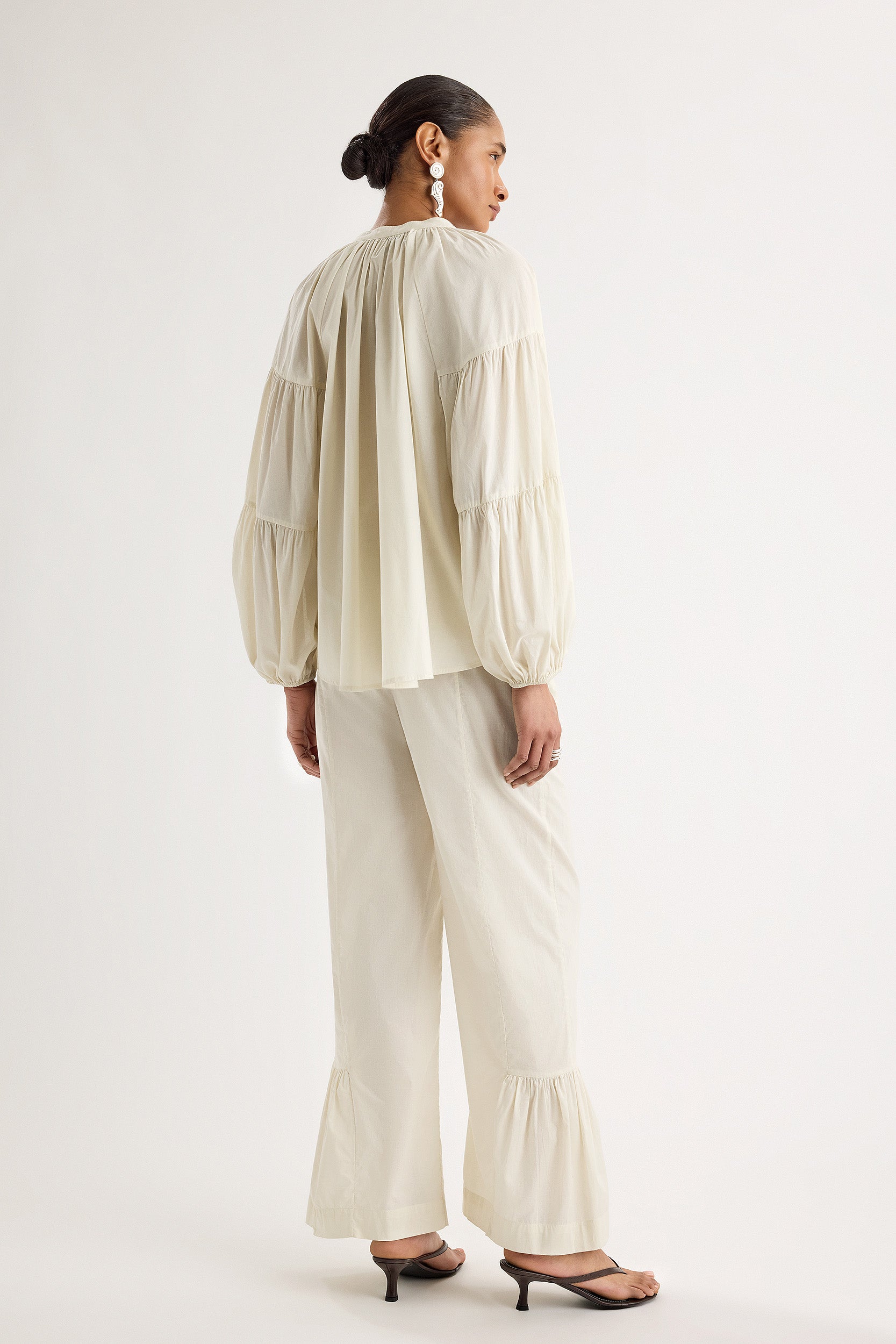 Palmas Top in Chalk