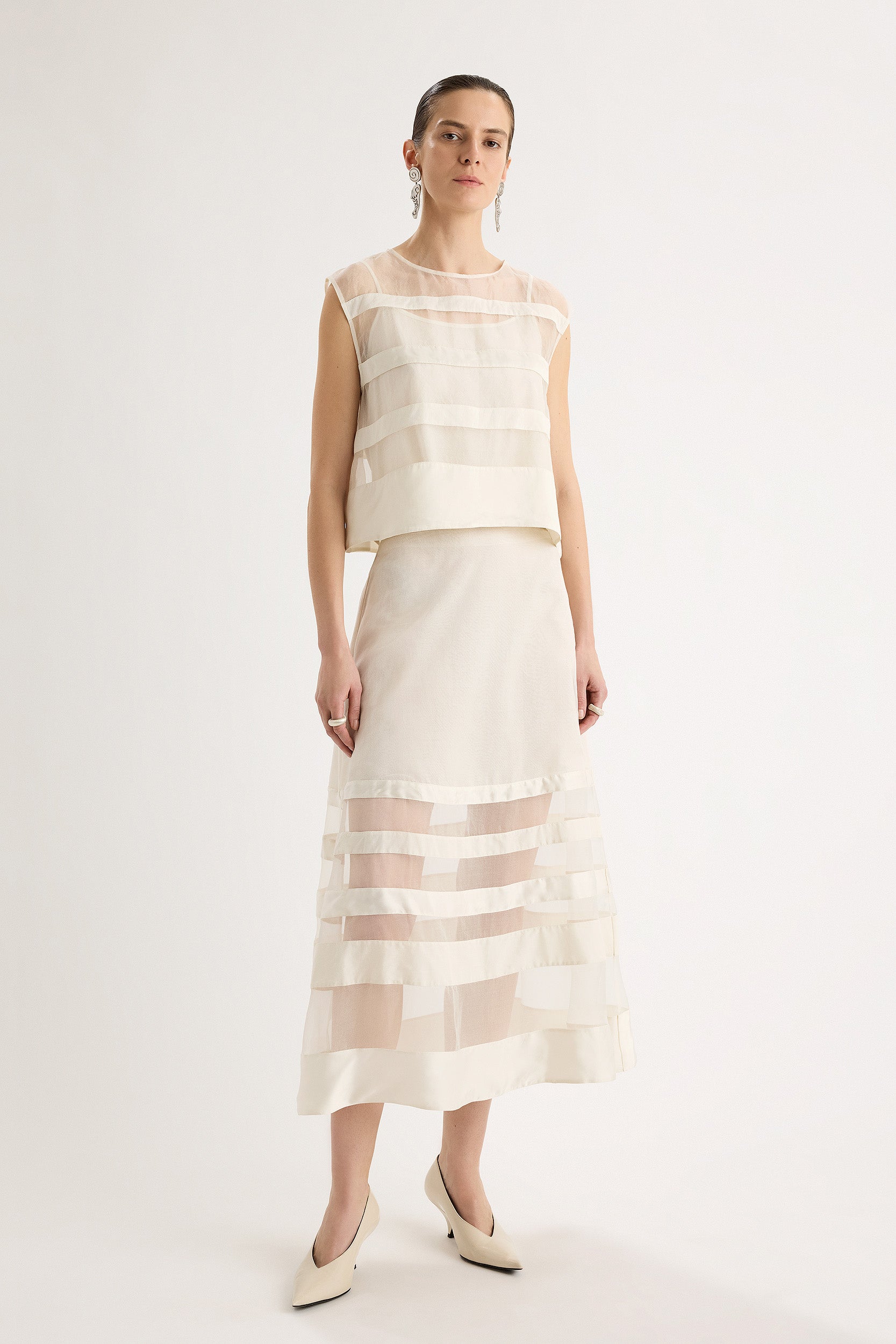 Valentina Skirt Chalk