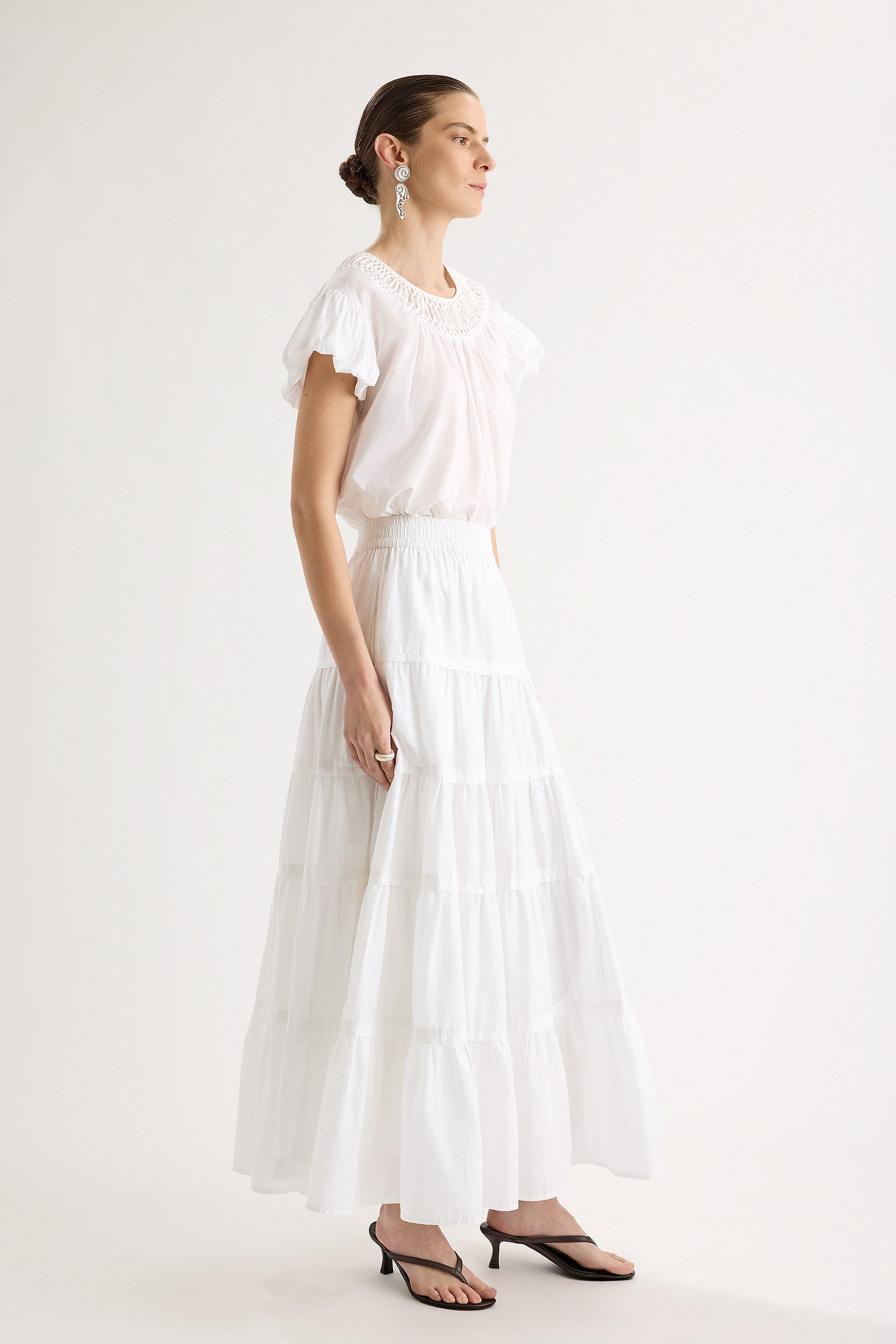 Hana Skirt in White