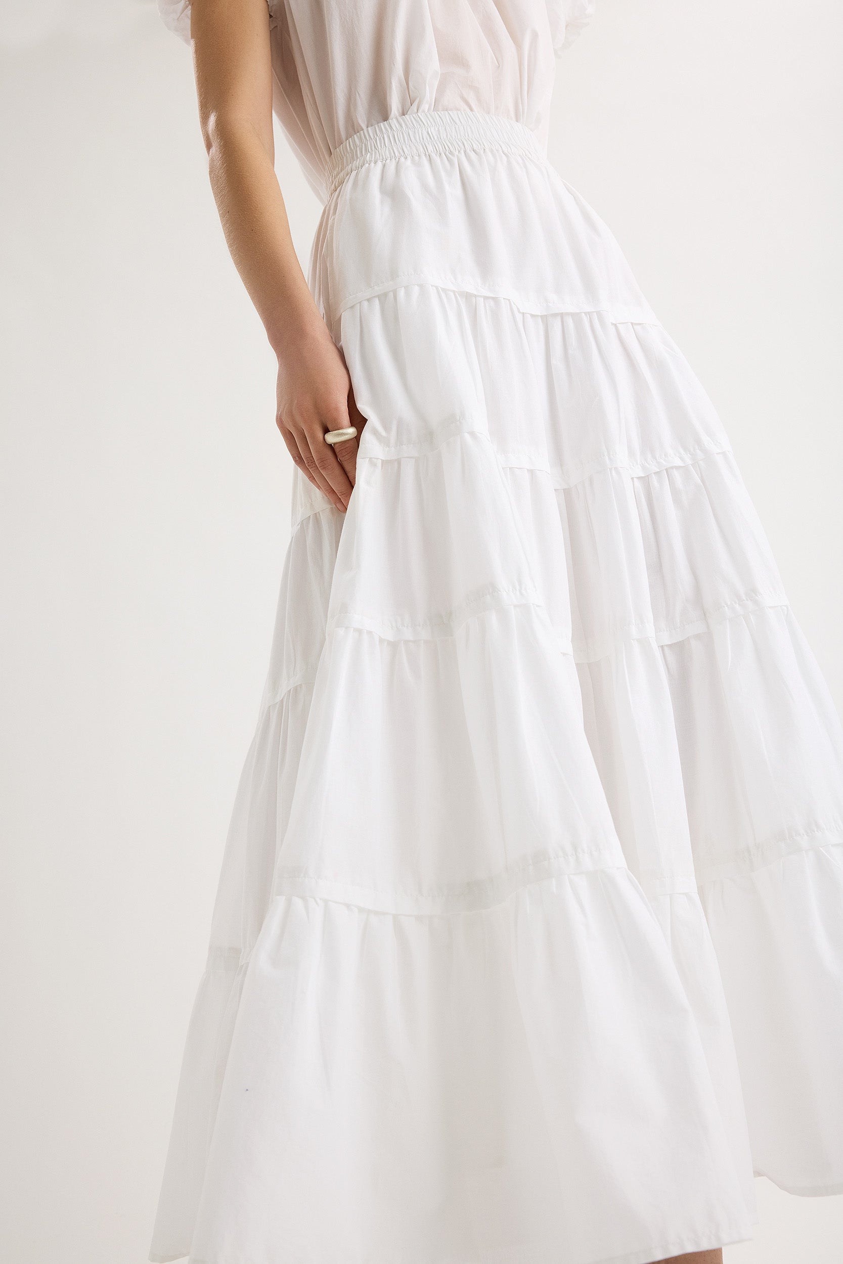 Hana Skirt in White