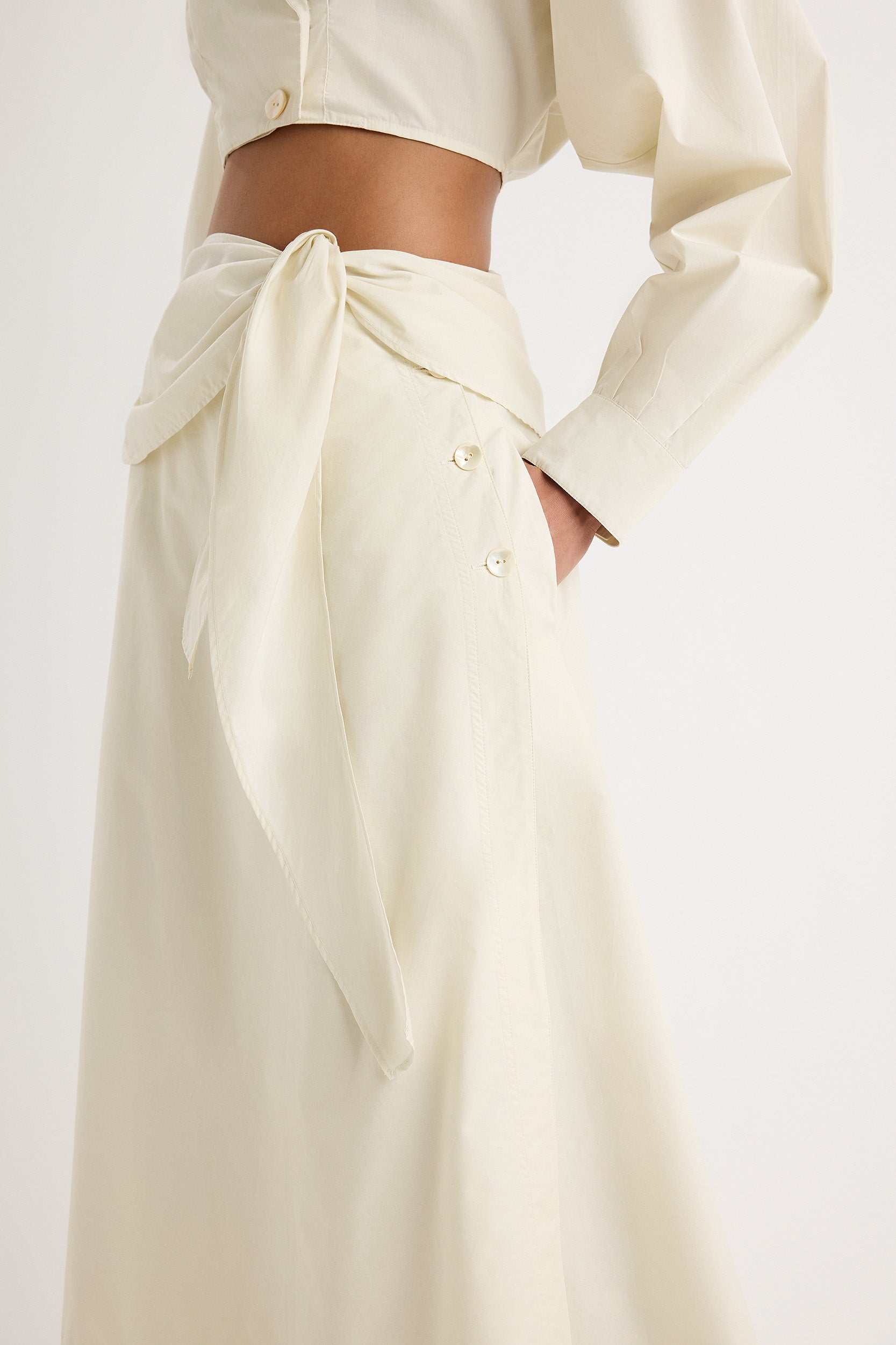 Camila Skirt in Chalk