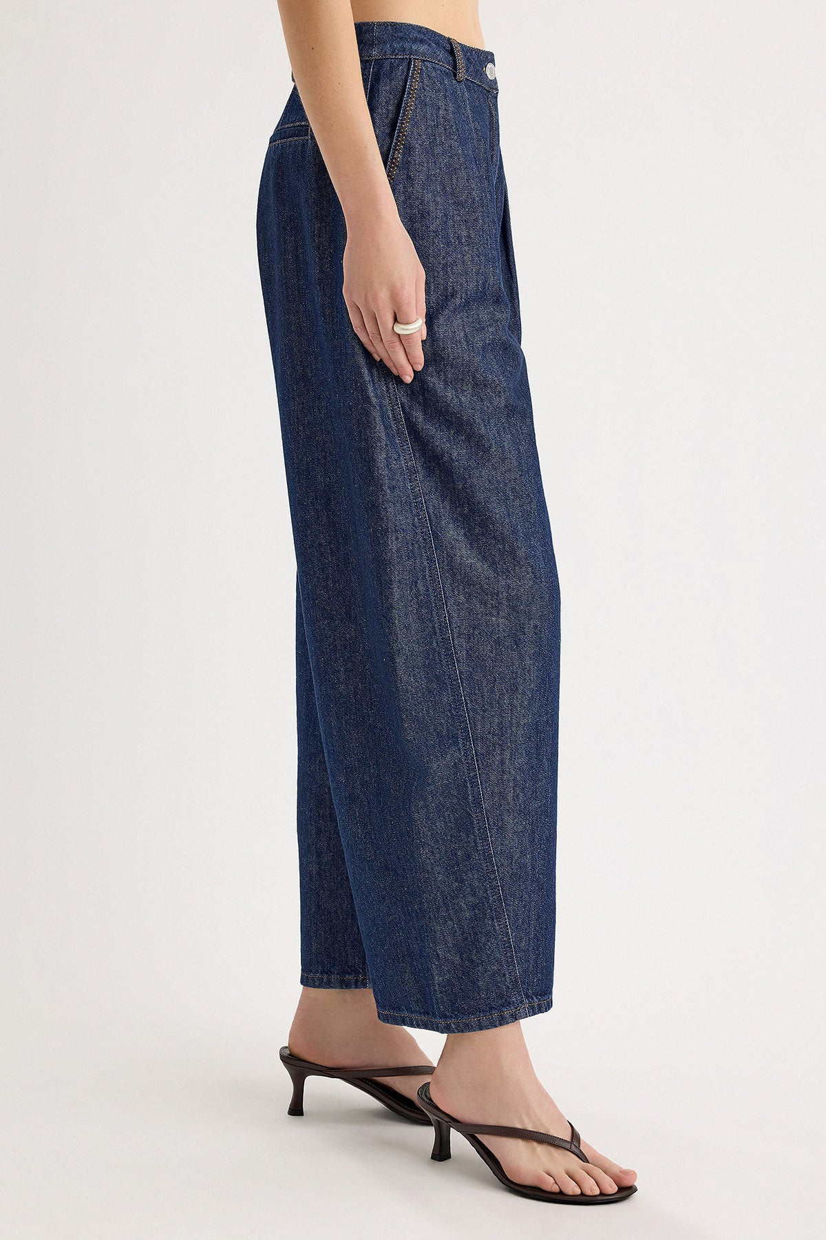 Encina Jean in Dark Blue Wash