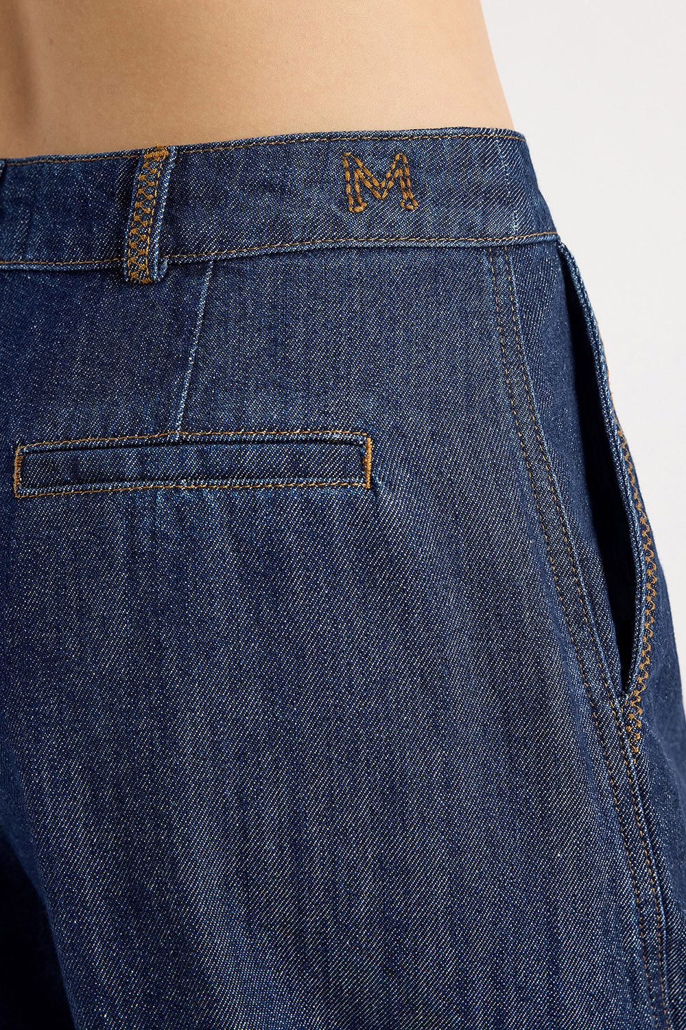 Encina Jean in Dark Blue Wash