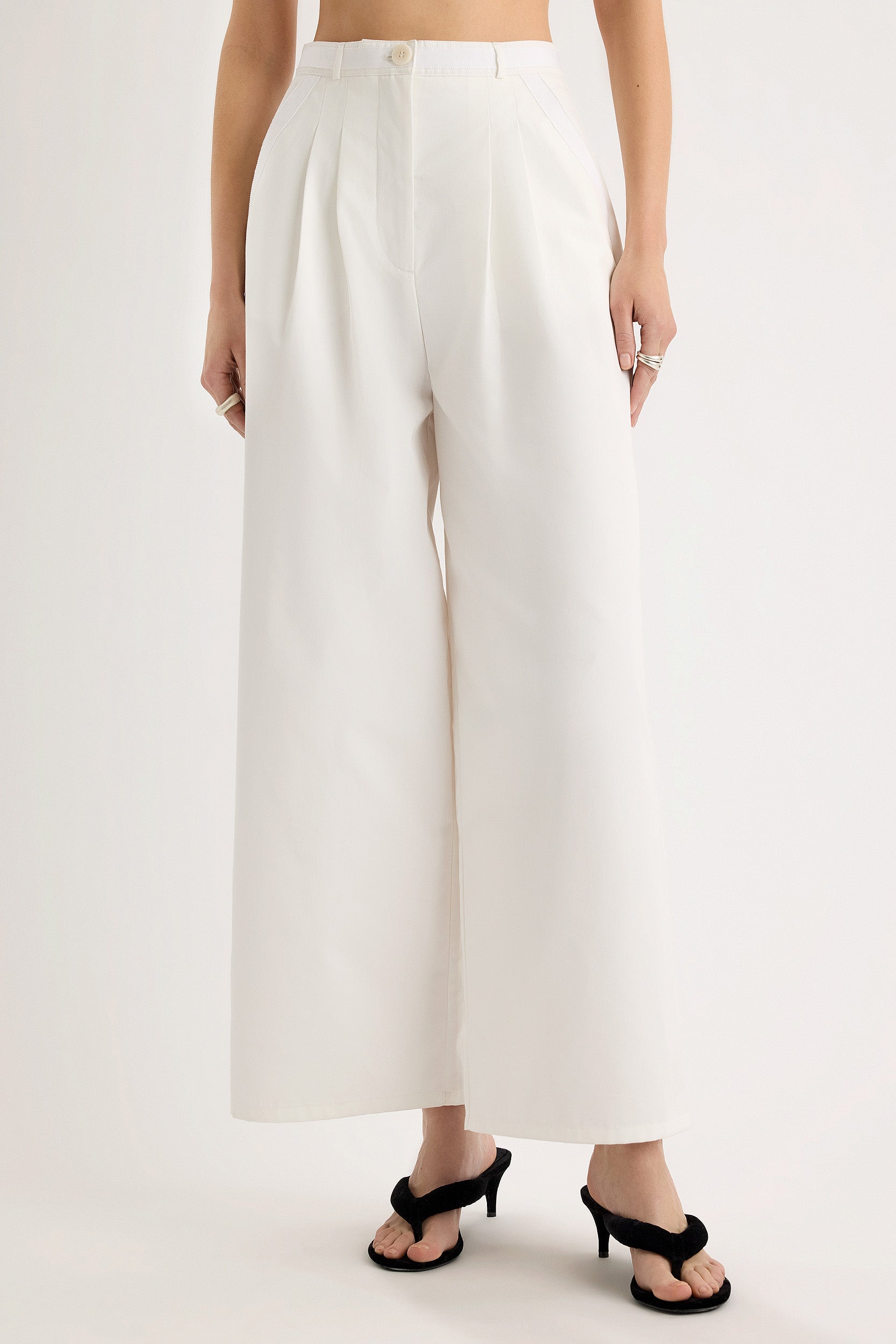 Niebla Pant in Ivory