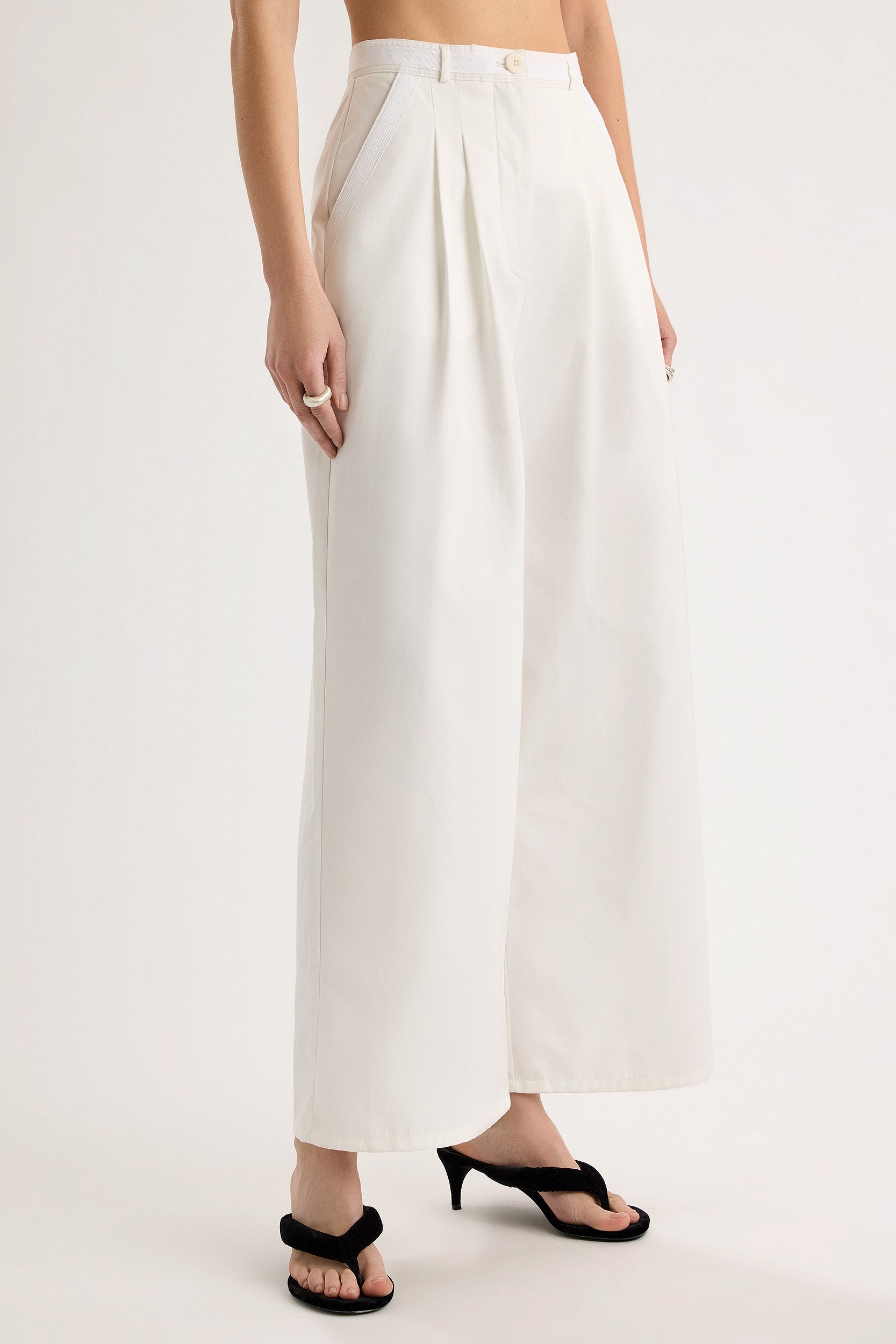 Niebla Pant in Ivory