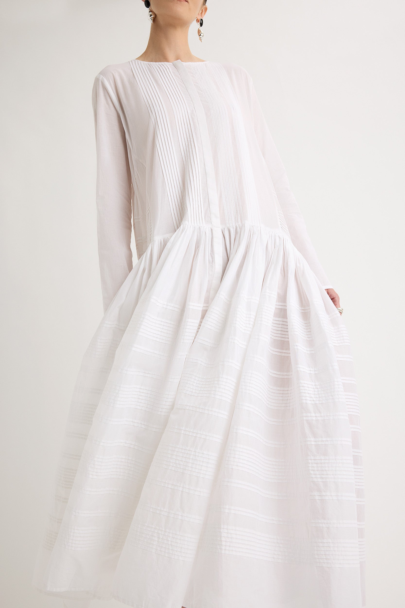 Carlota Dress in White