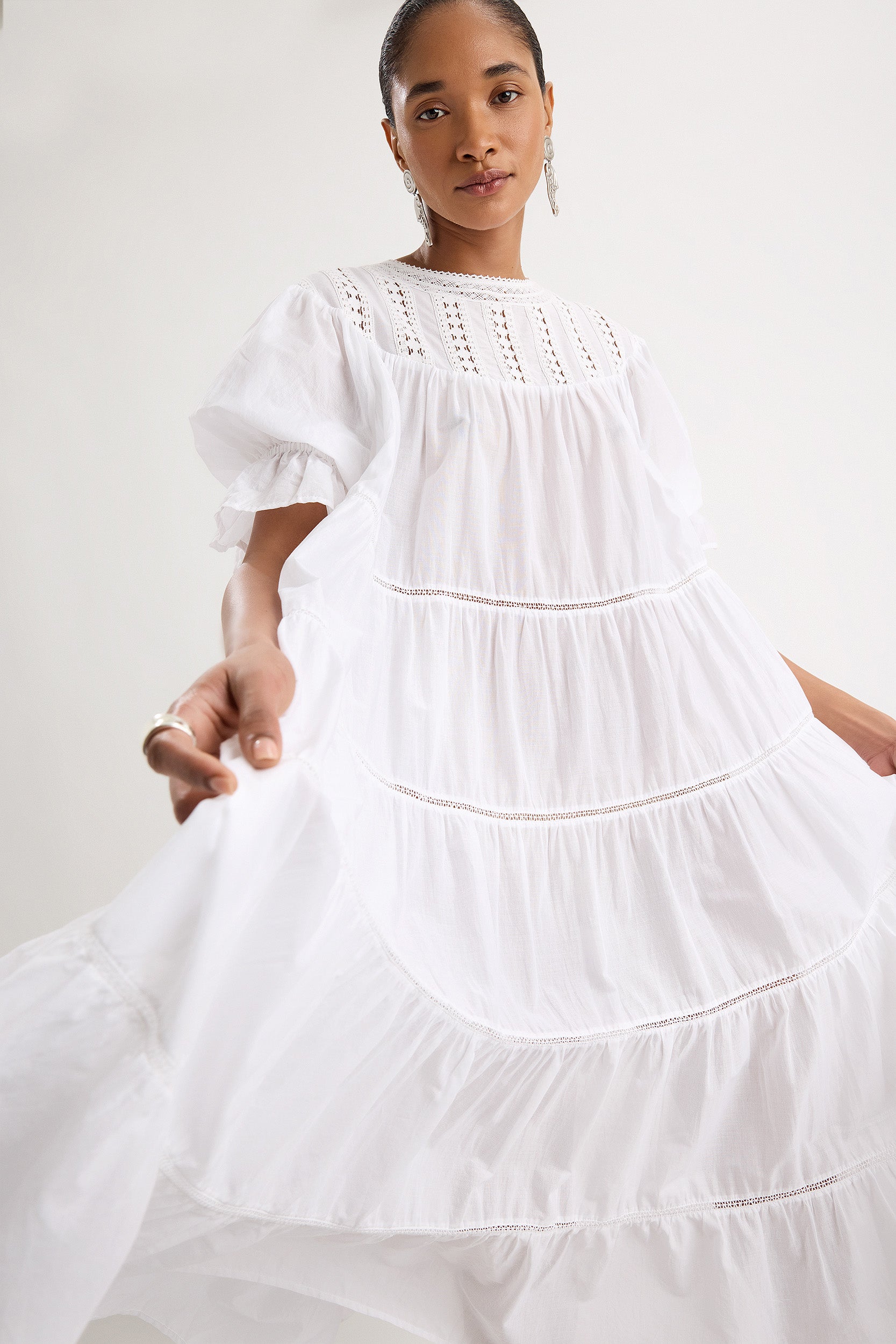 Aurora Dress in White