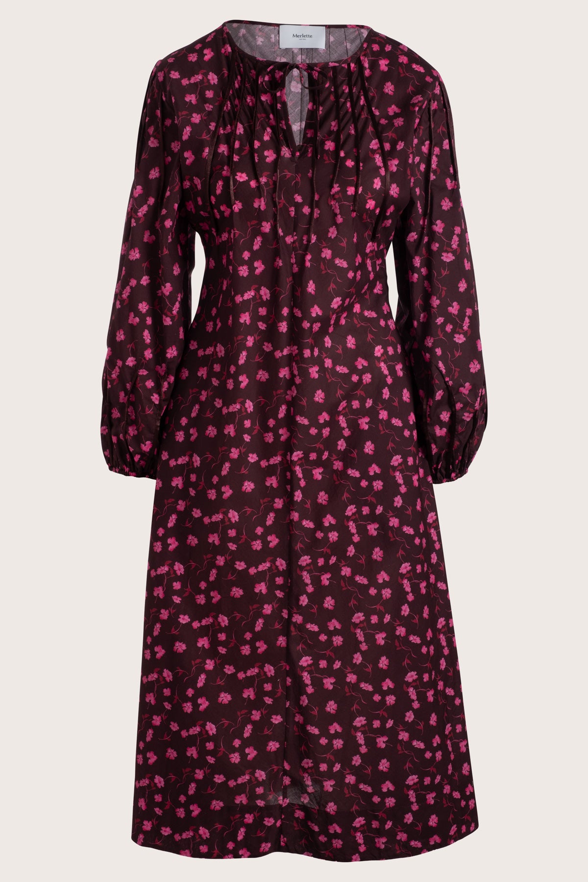 Sombra Dress in Berry Floral Print