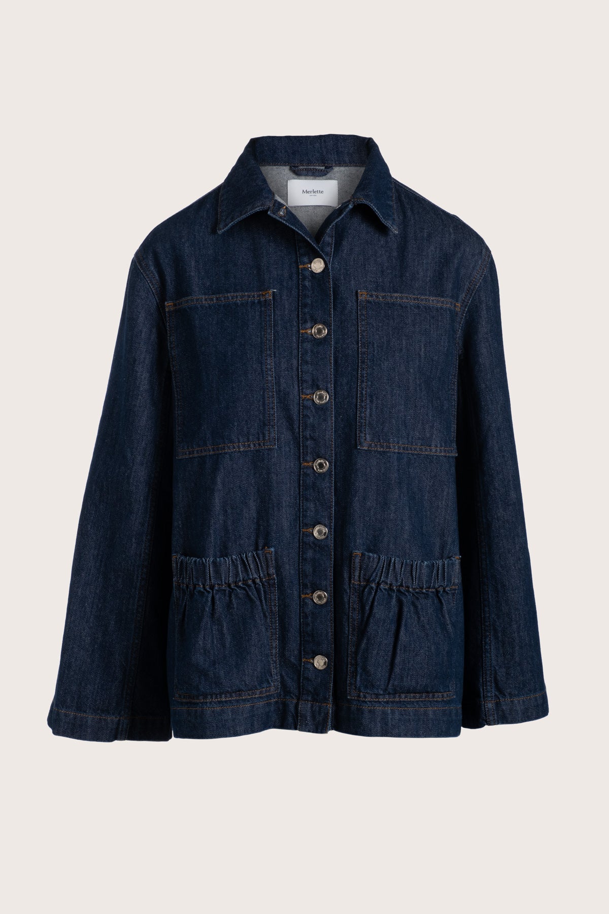 Elora Jacket in Dark Blue Wash