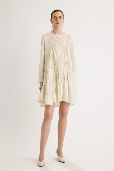Solana Dress in Chalk