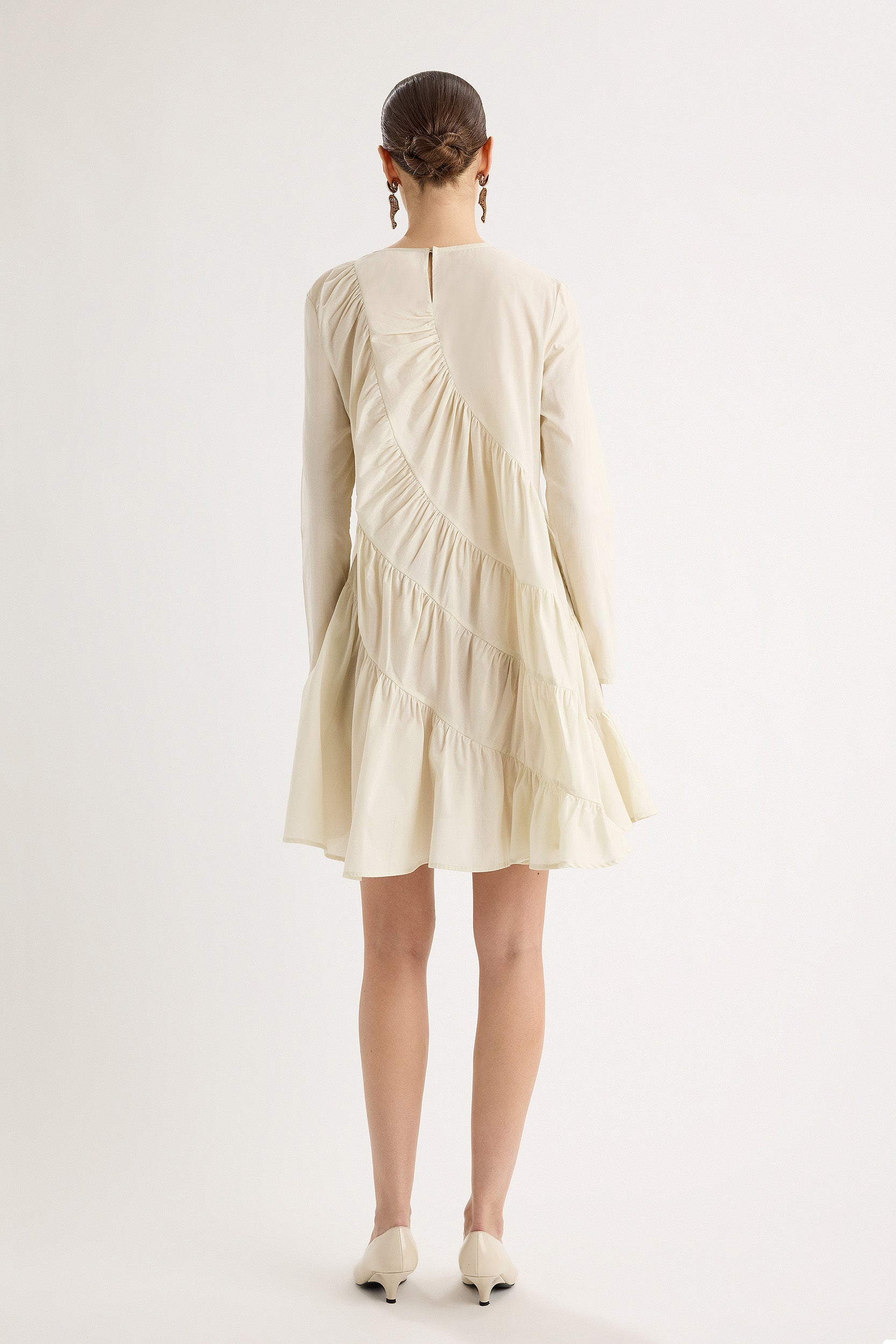 Solana Dress in Chalk