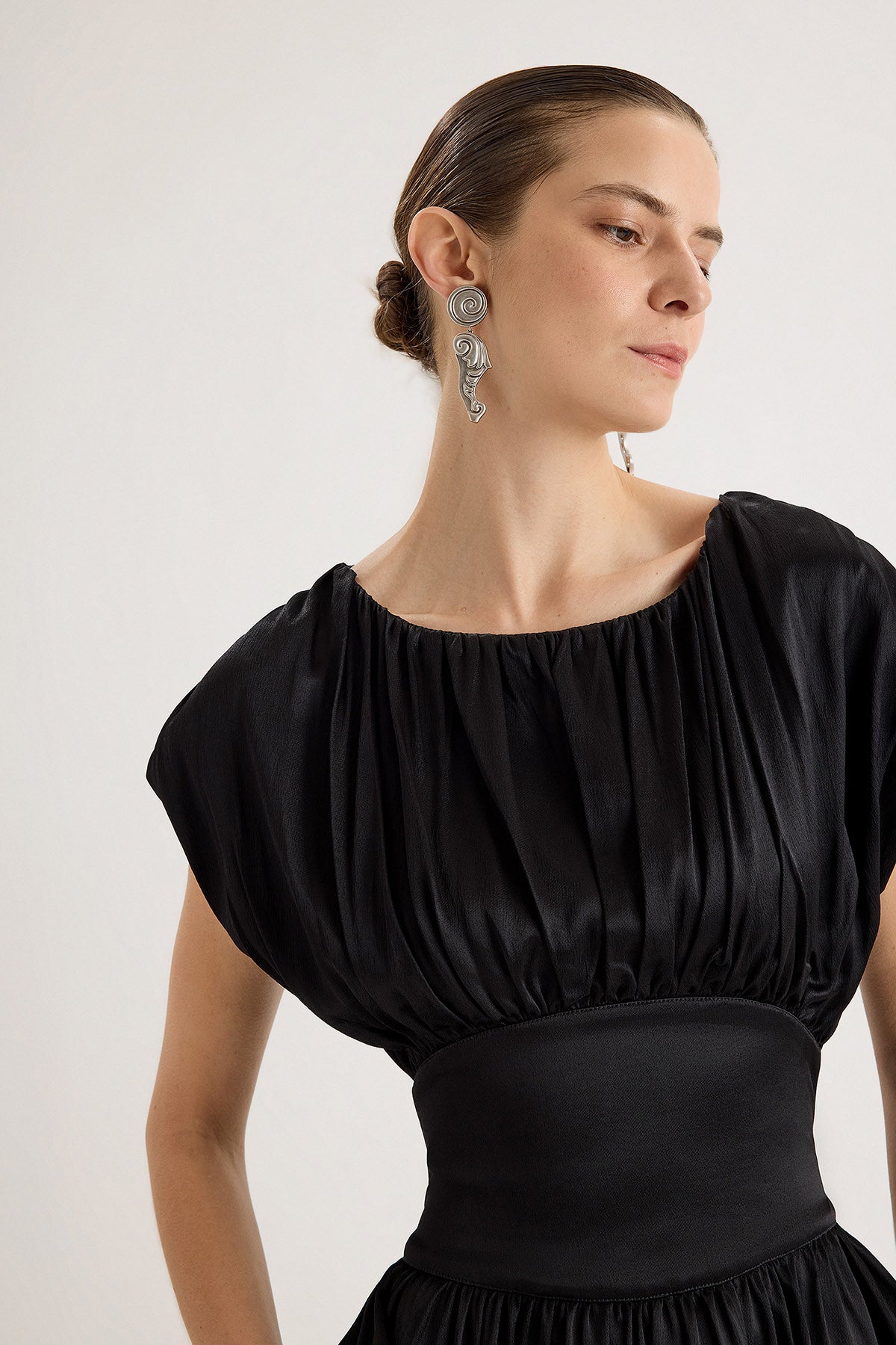 Solenne Dress in Black