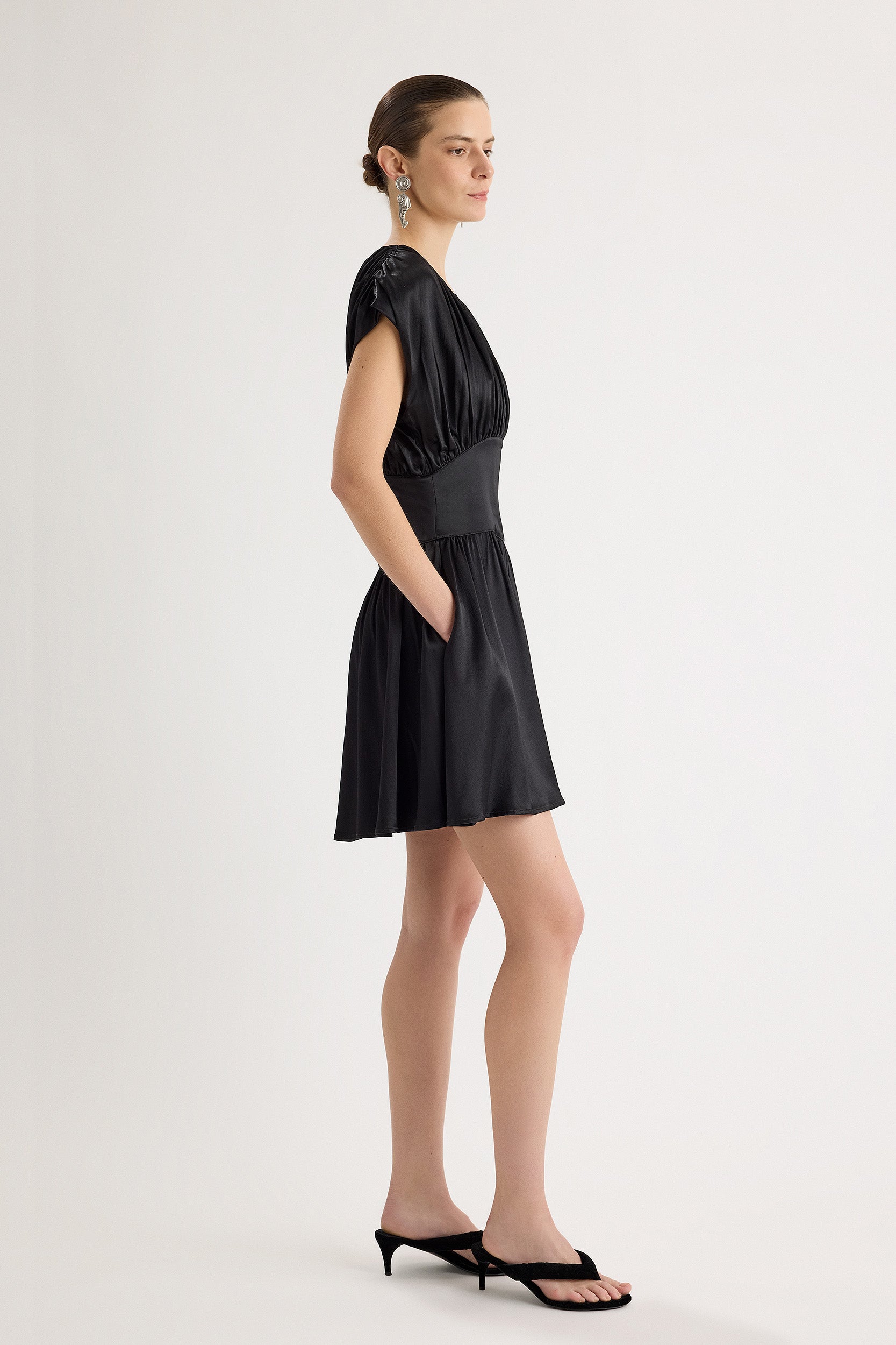 Solenne Dress in Black