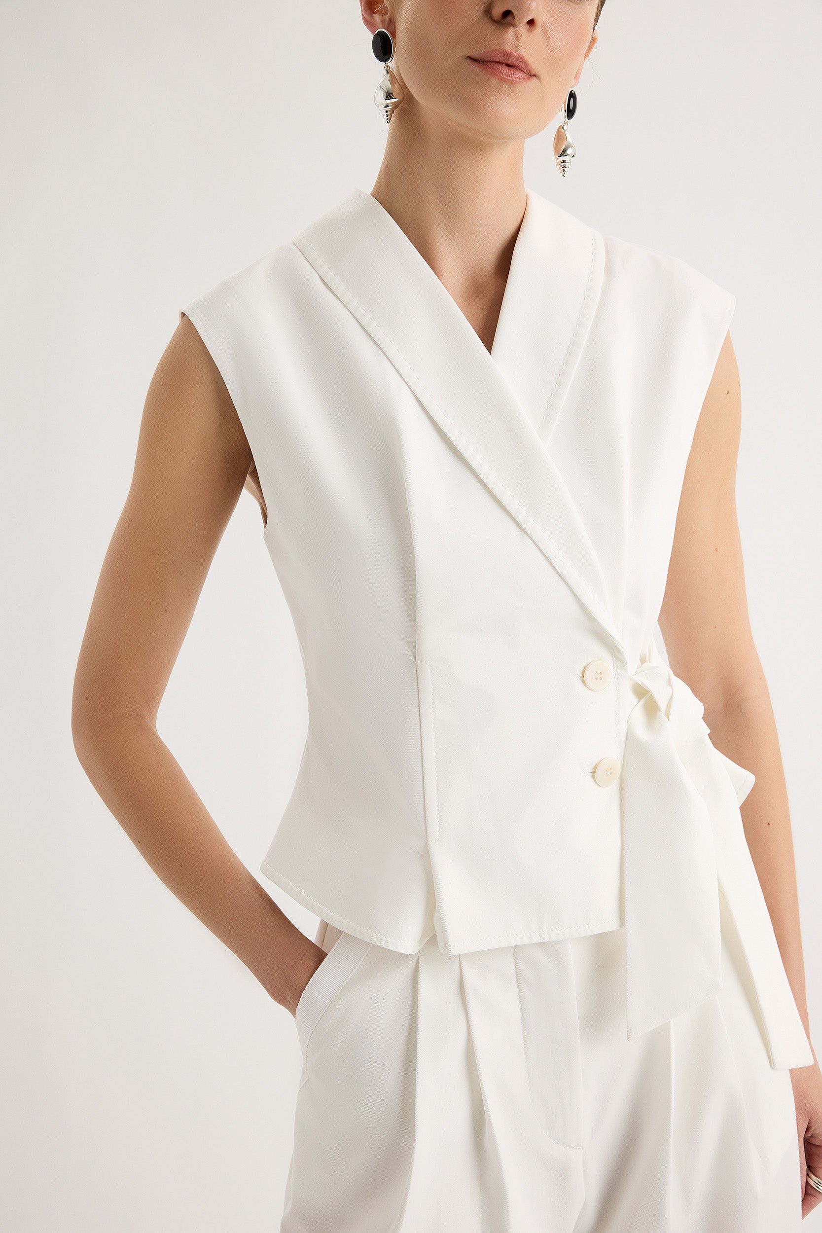 Aura Top in Ivory