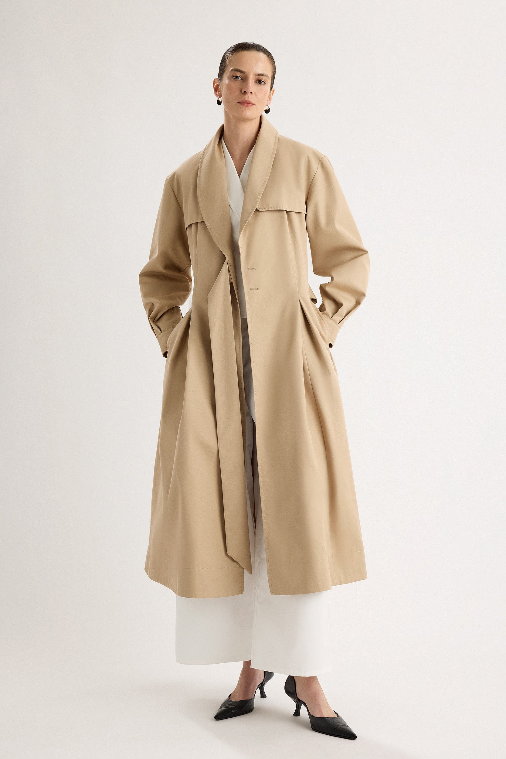 Polanco Coat in Taupe
