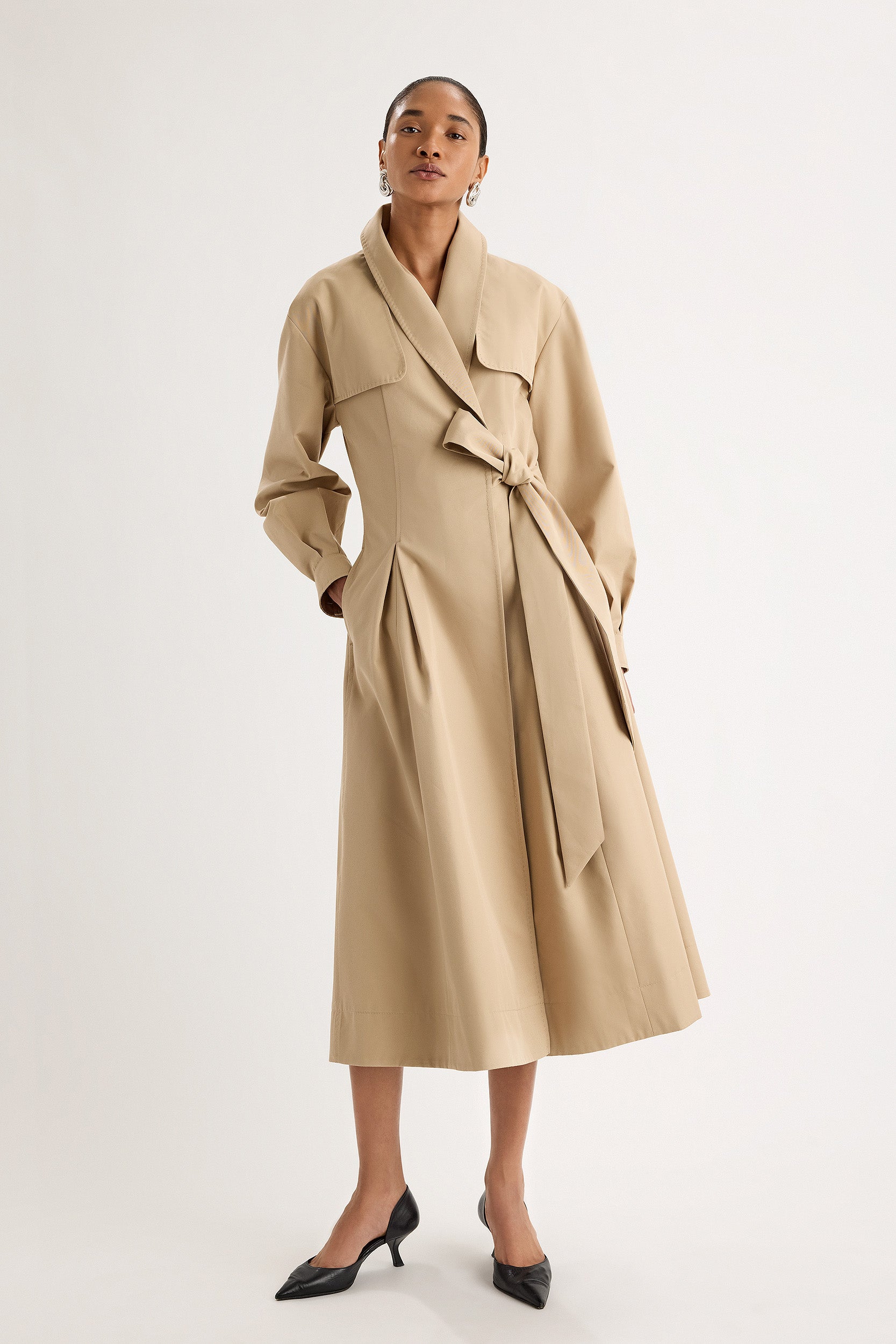 Polanco Coat in Taupe