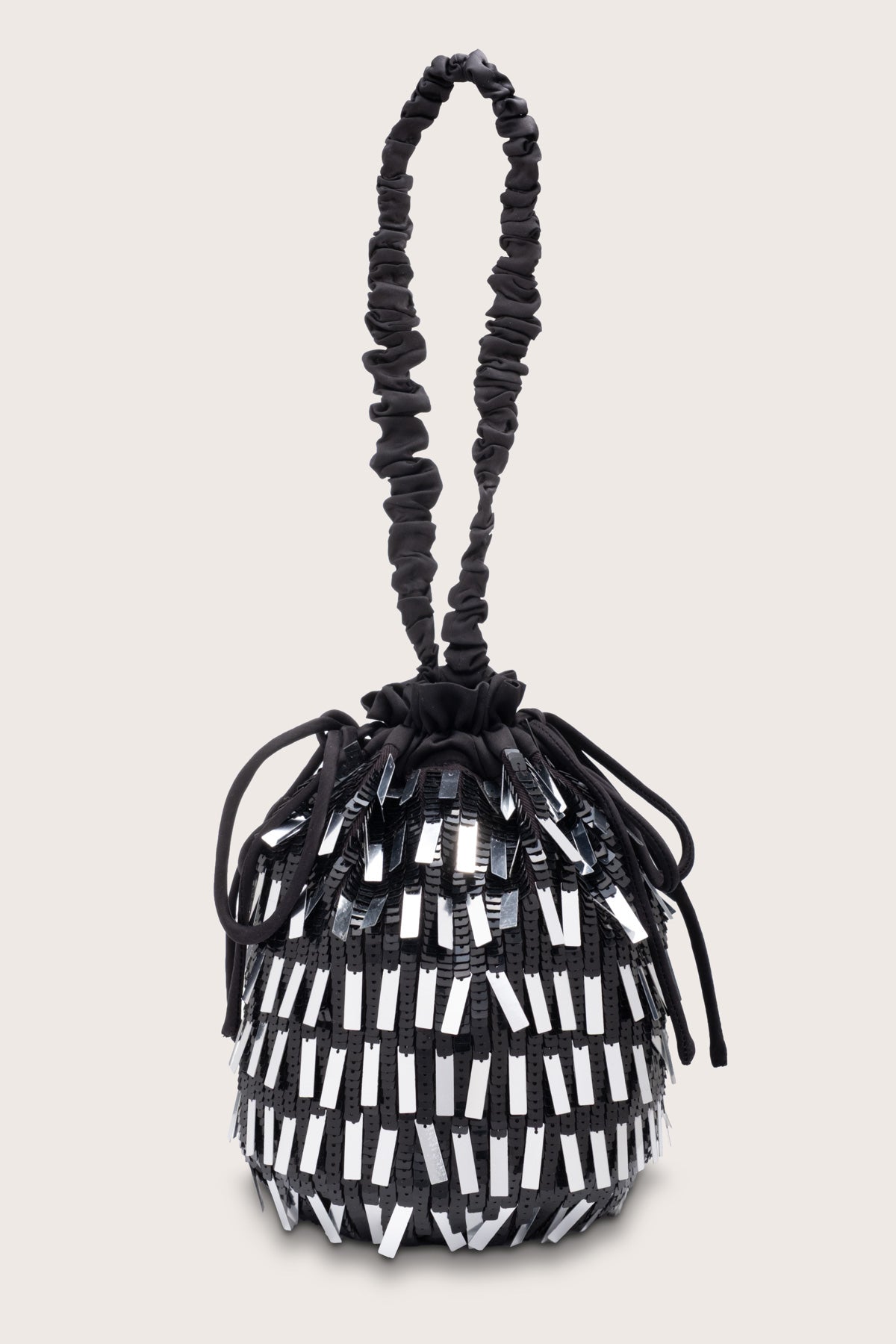 Deco Sequin Bag in Black