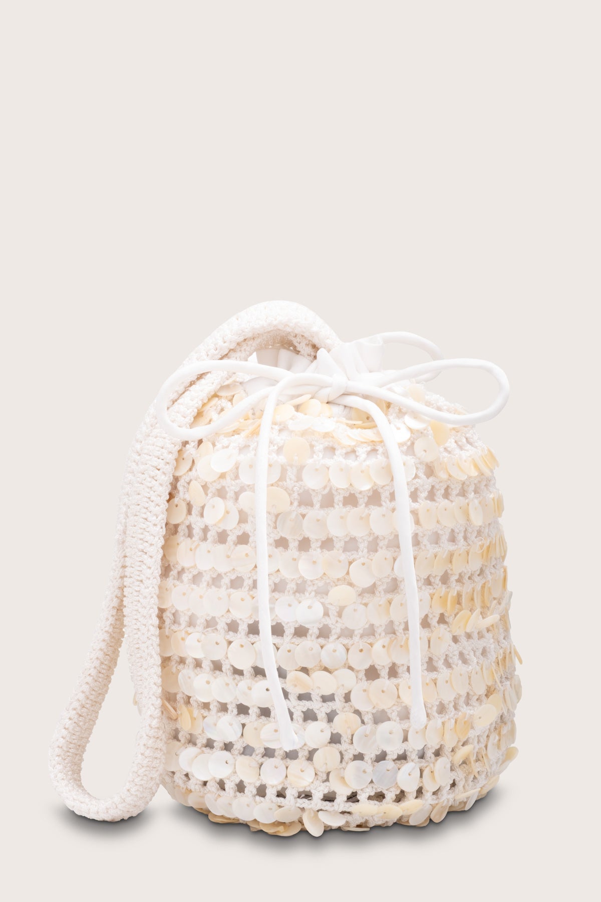 Lyra Shell Bag in Ivory