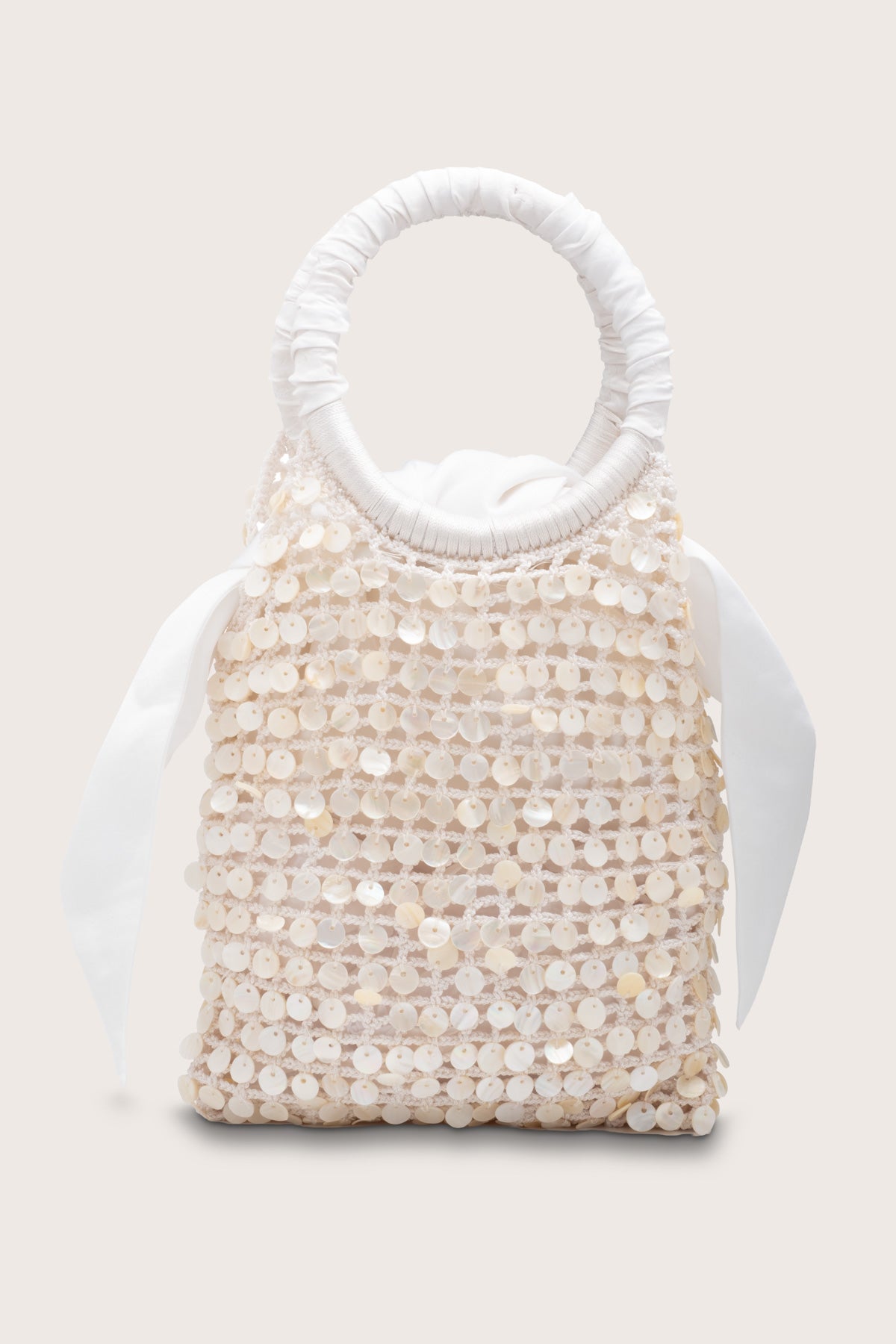 Maris Shell Bag in Ivory