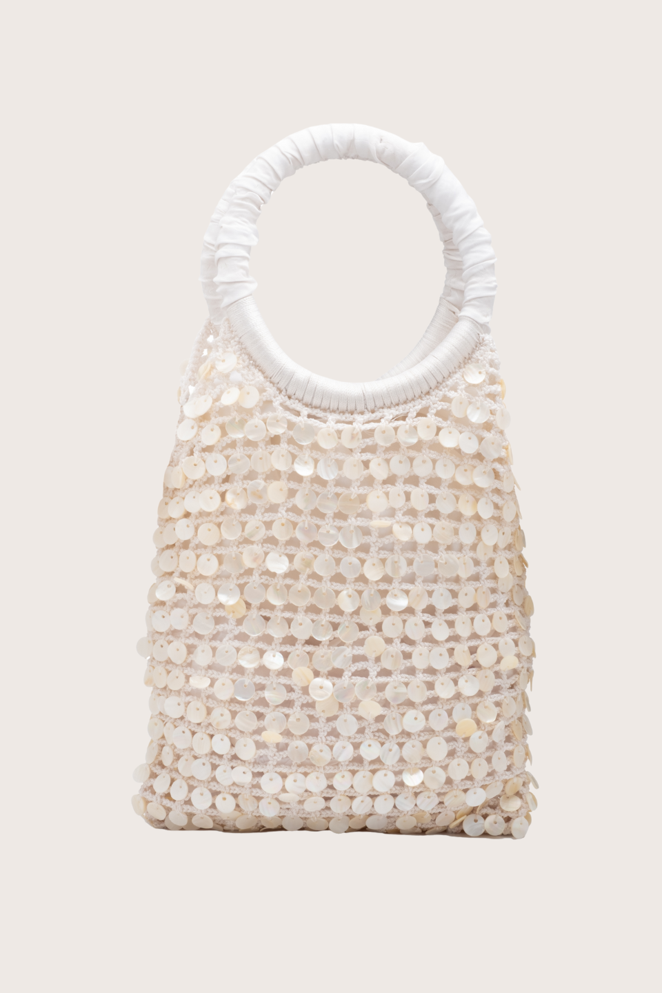 Maris Shell Bag in Ivory
