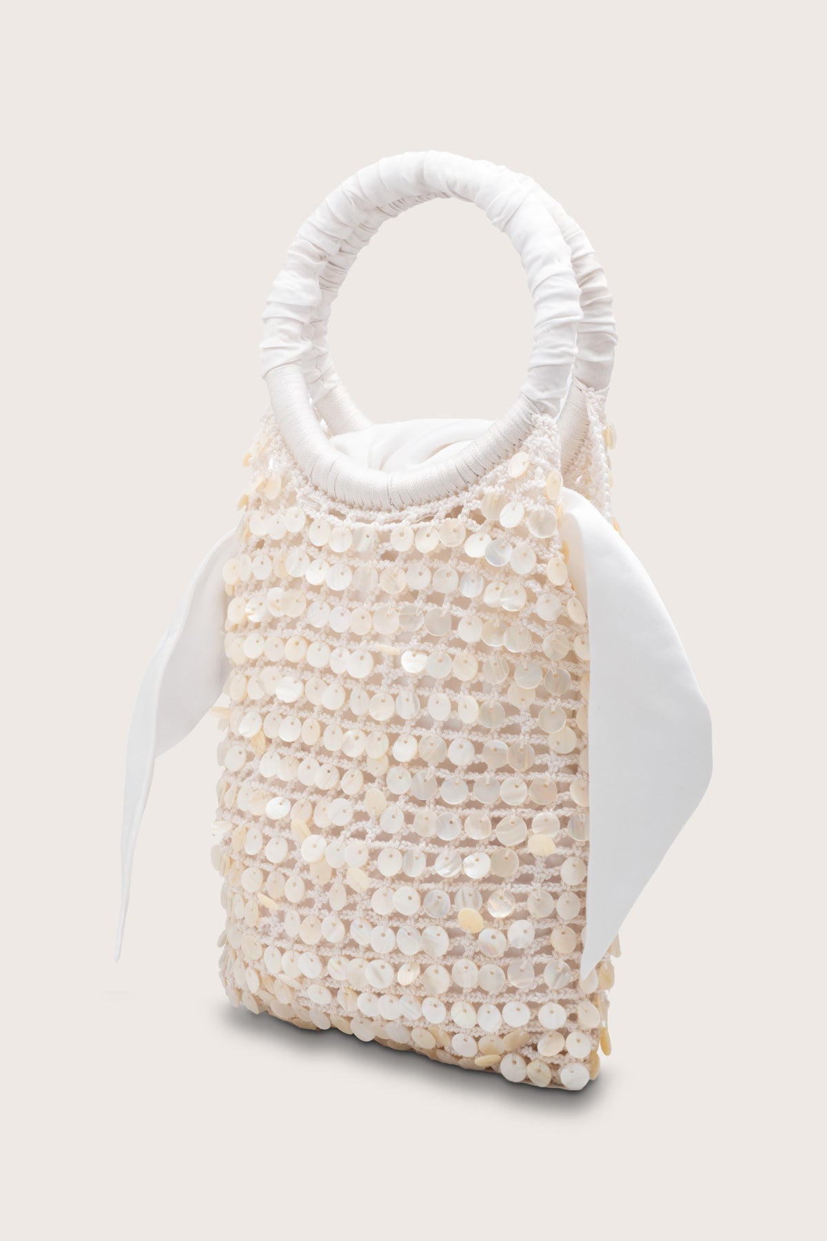 Maris Shell Bag in Ivory