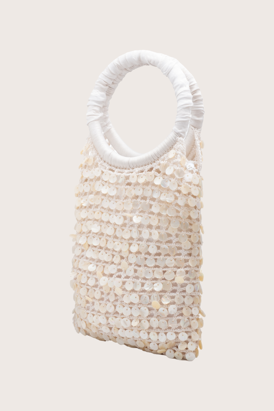 Maris Shell Bag in Ivory