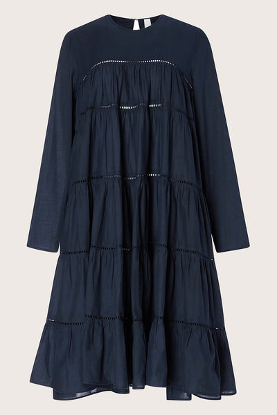 Essaouira Dress in Navy