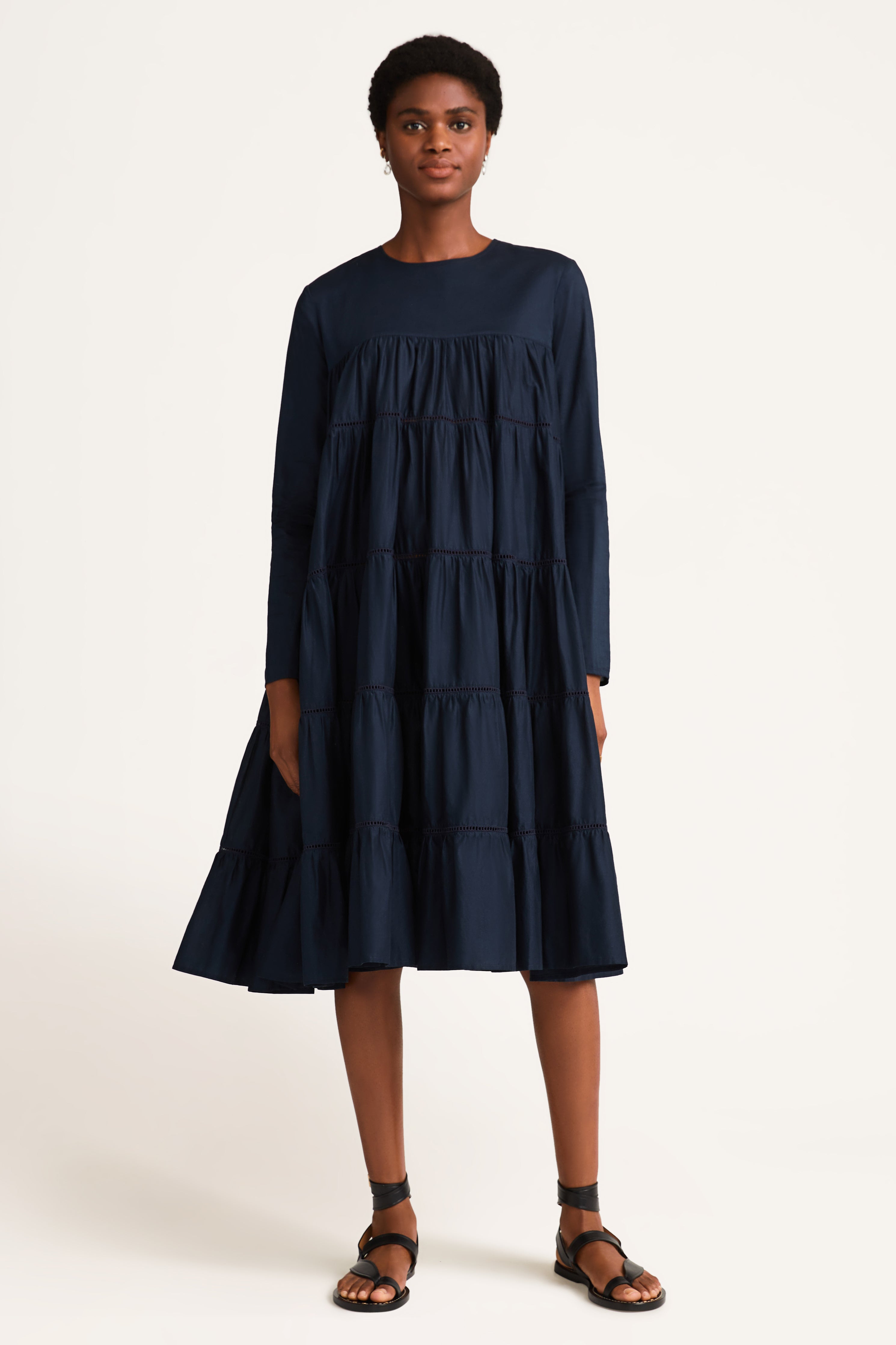 Essaouira Dress in Navy