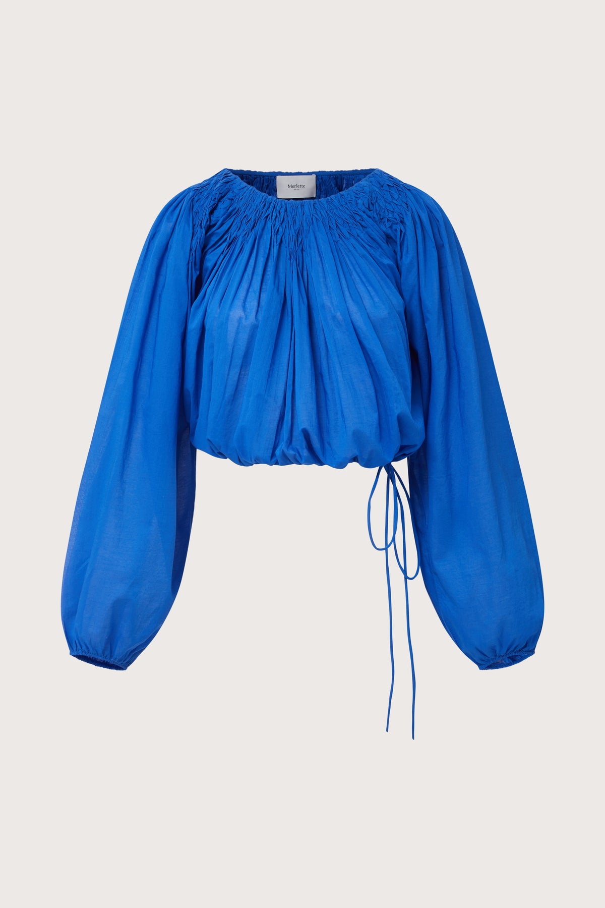 Lotus Long Sleeve Top Ultramarine