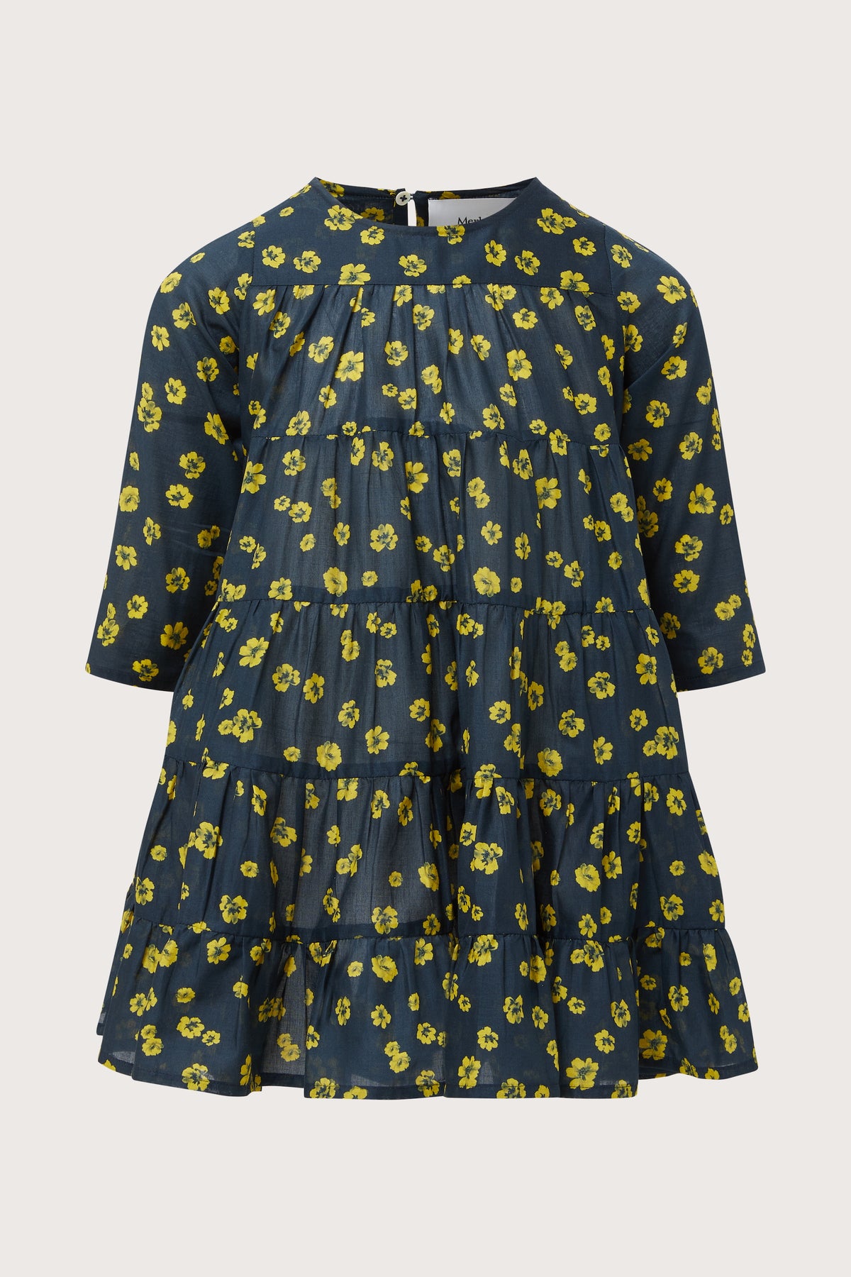 Enfant Soliman Dress Lemon Floral Print
