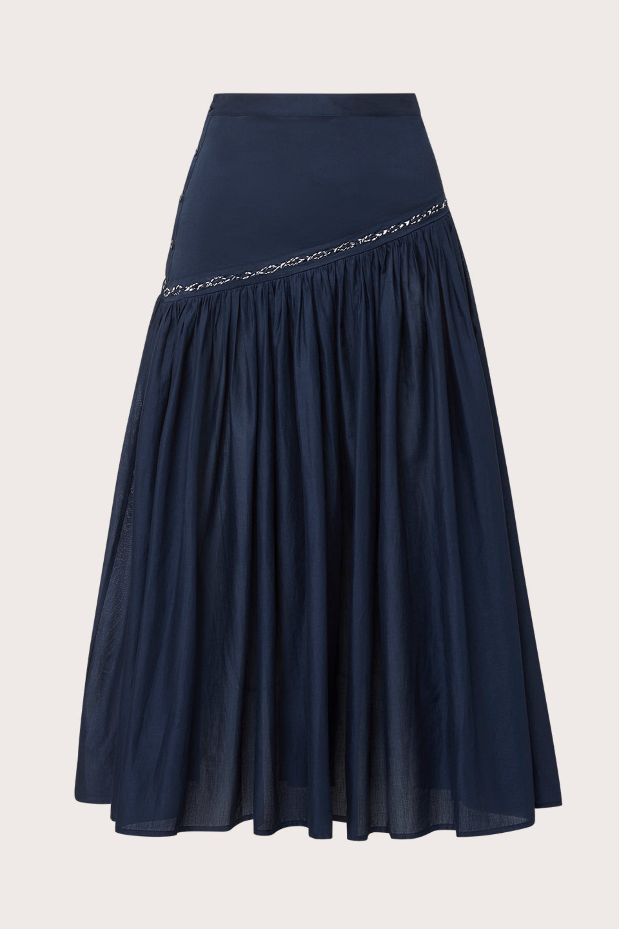 Elinga Skirt in Navy | Merlette
