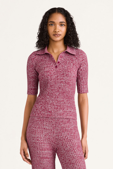 Aether Knit Top in Orchid