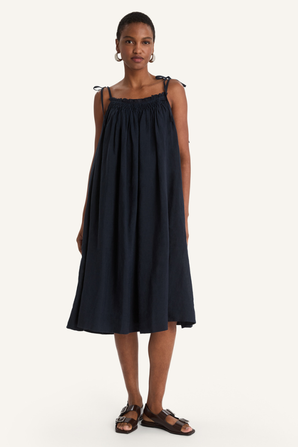 Laurus Dress in Navy