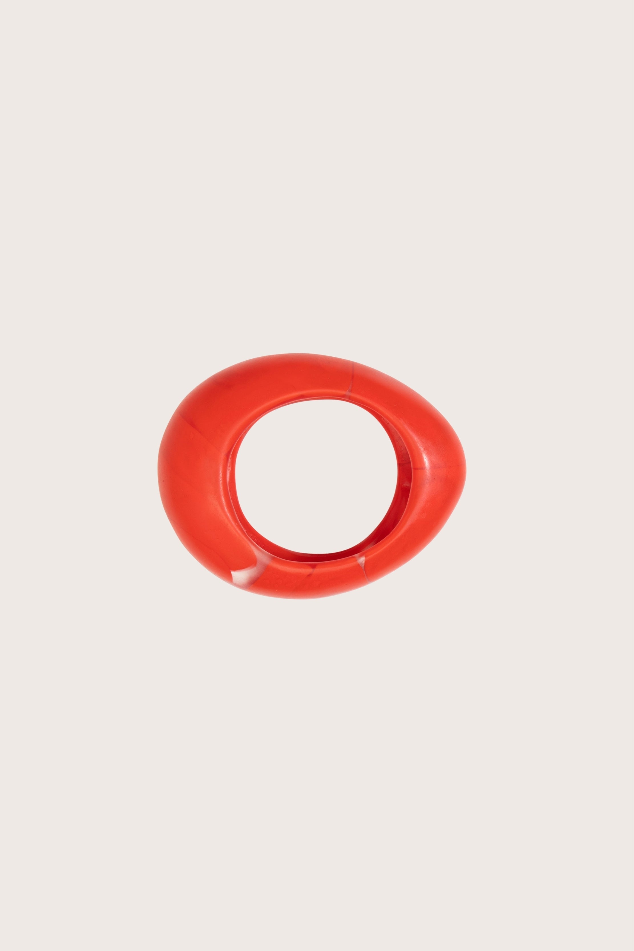Large Rock Bangle in Poppy