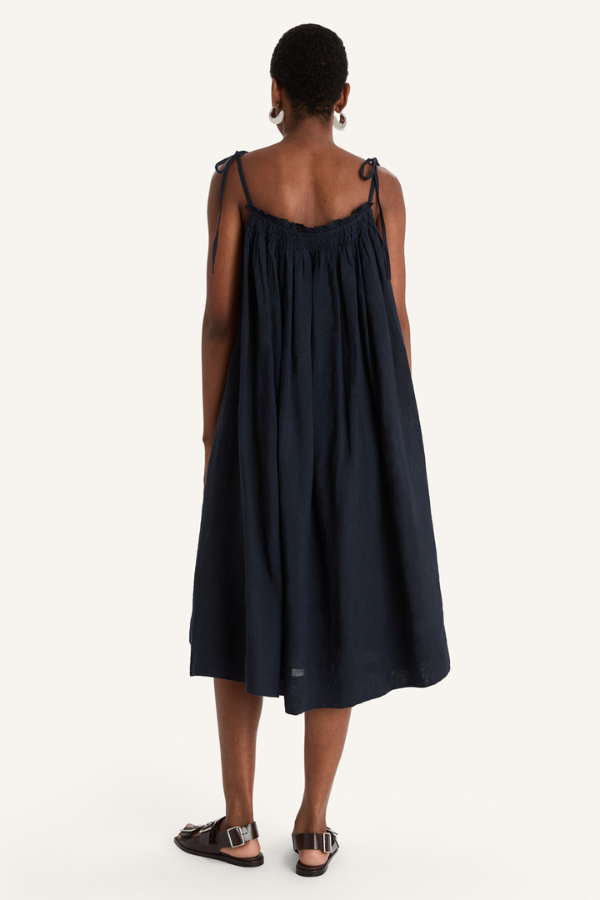 Laurus Dress in Navy