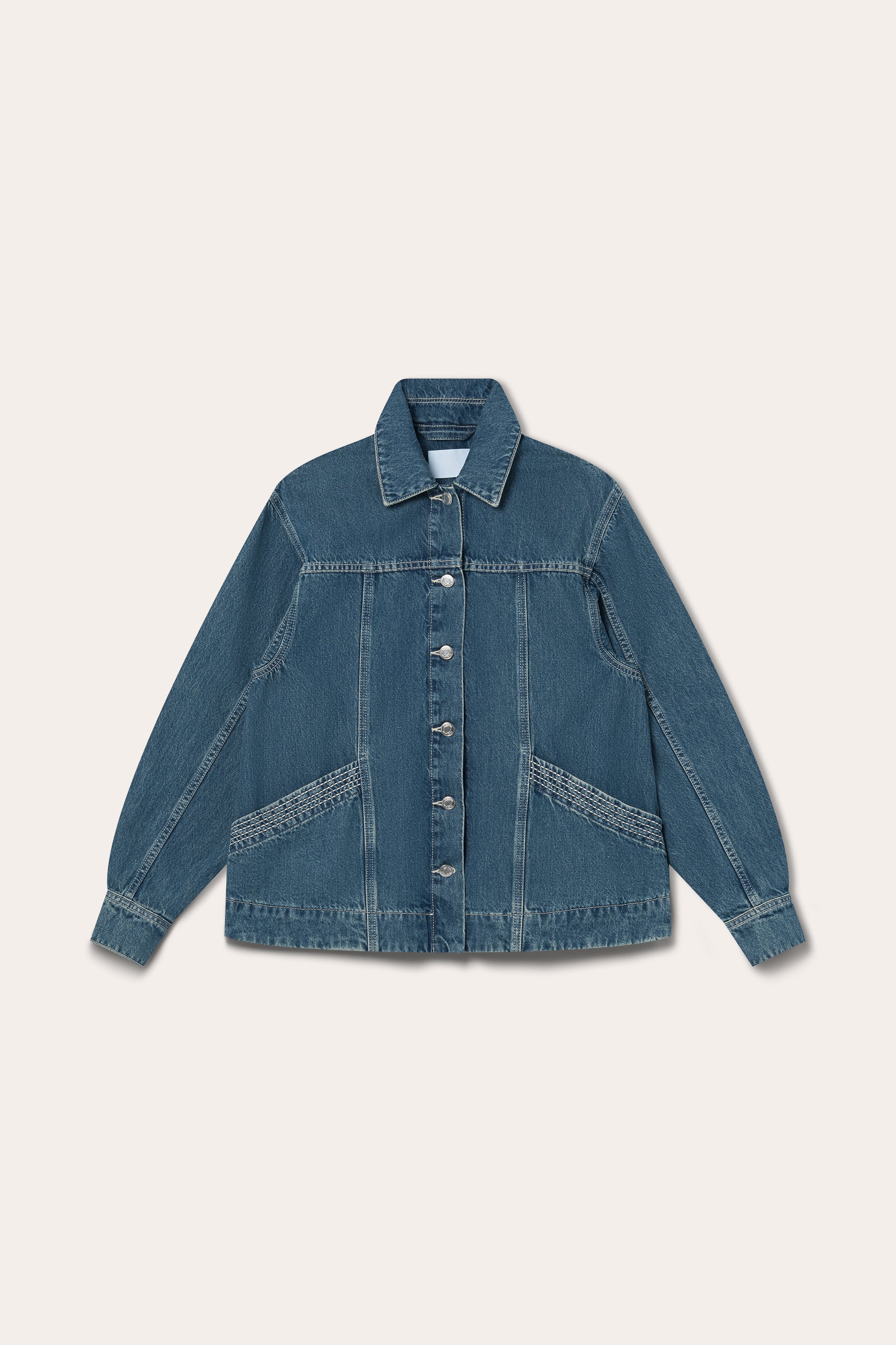 Weekday dual denim jacket fashion