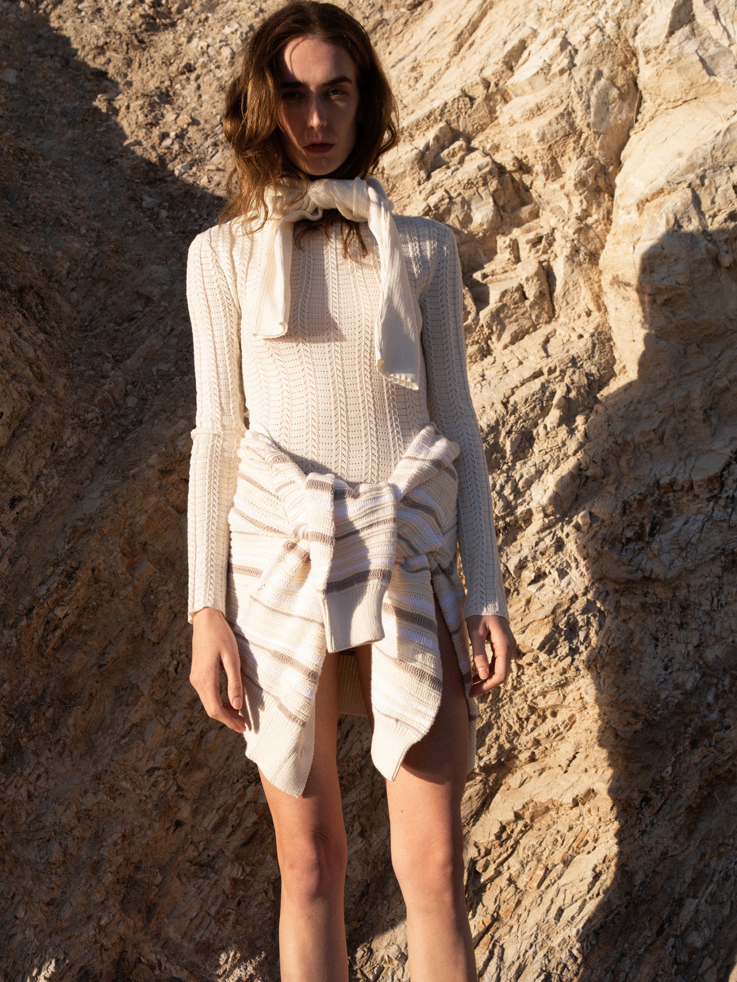 Yarrow Knit in Opaline